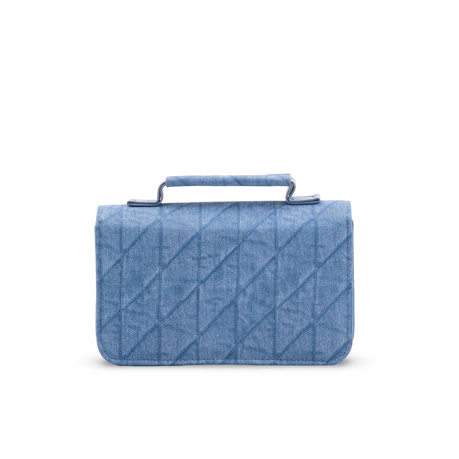 Blue Casual Pouch For Ladies P97677 - Image 4