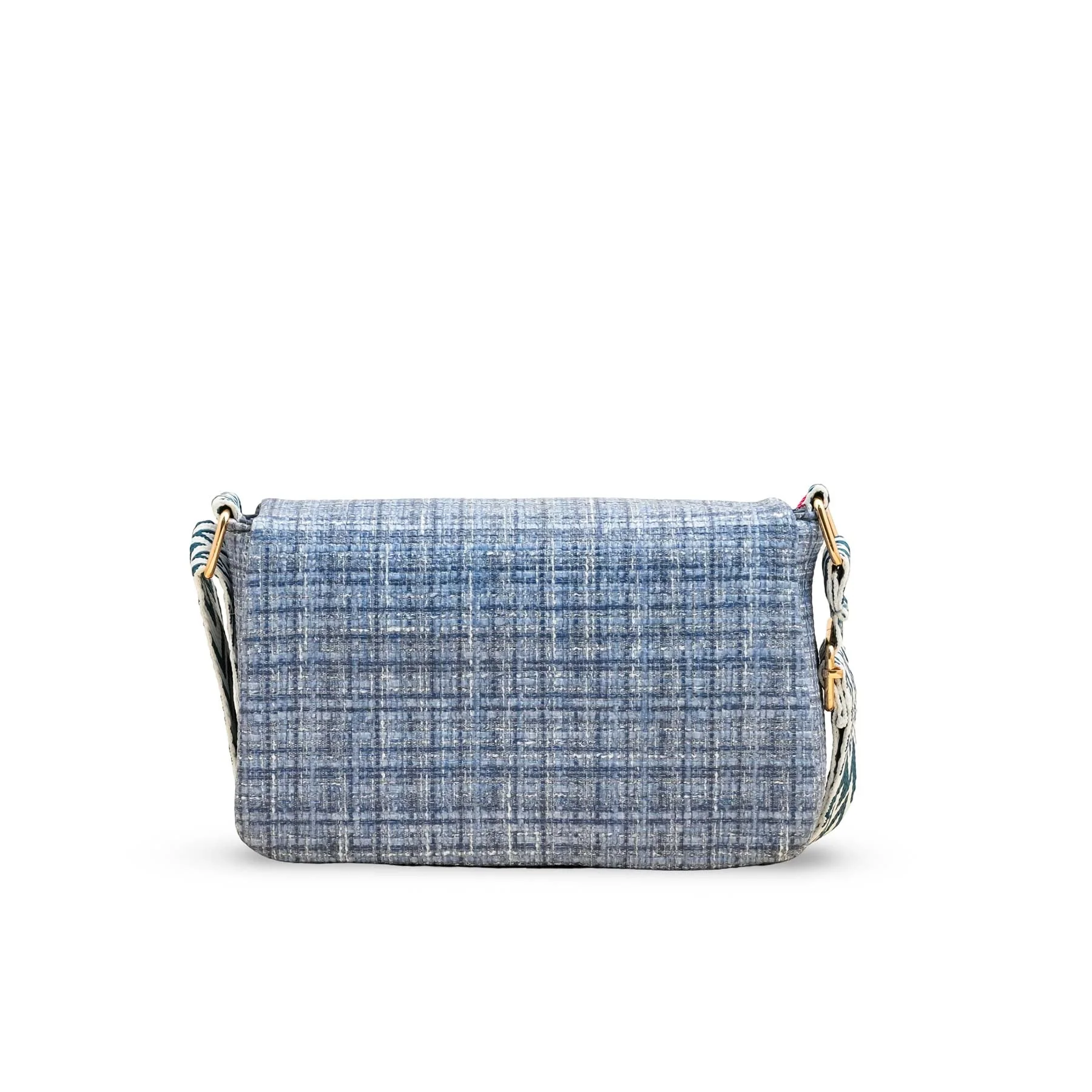 Blue Casual Pouch For Women P97609 - Image 4