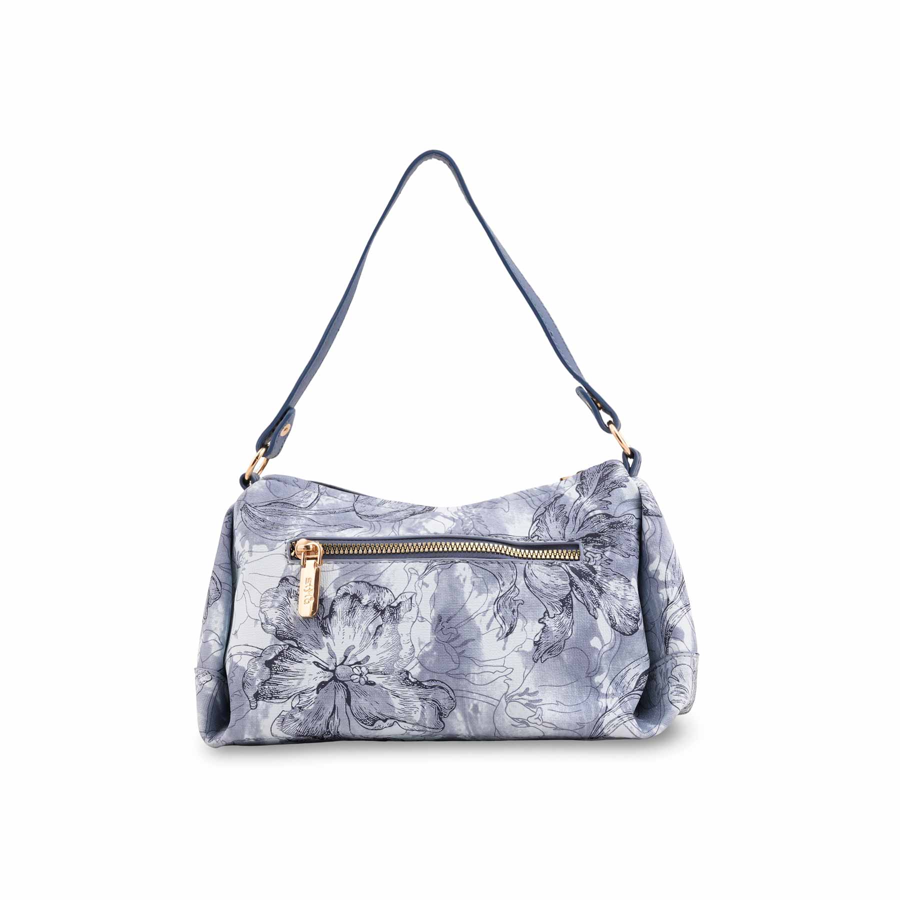 Blue Casual Pouch For Women P97667 - Image 4