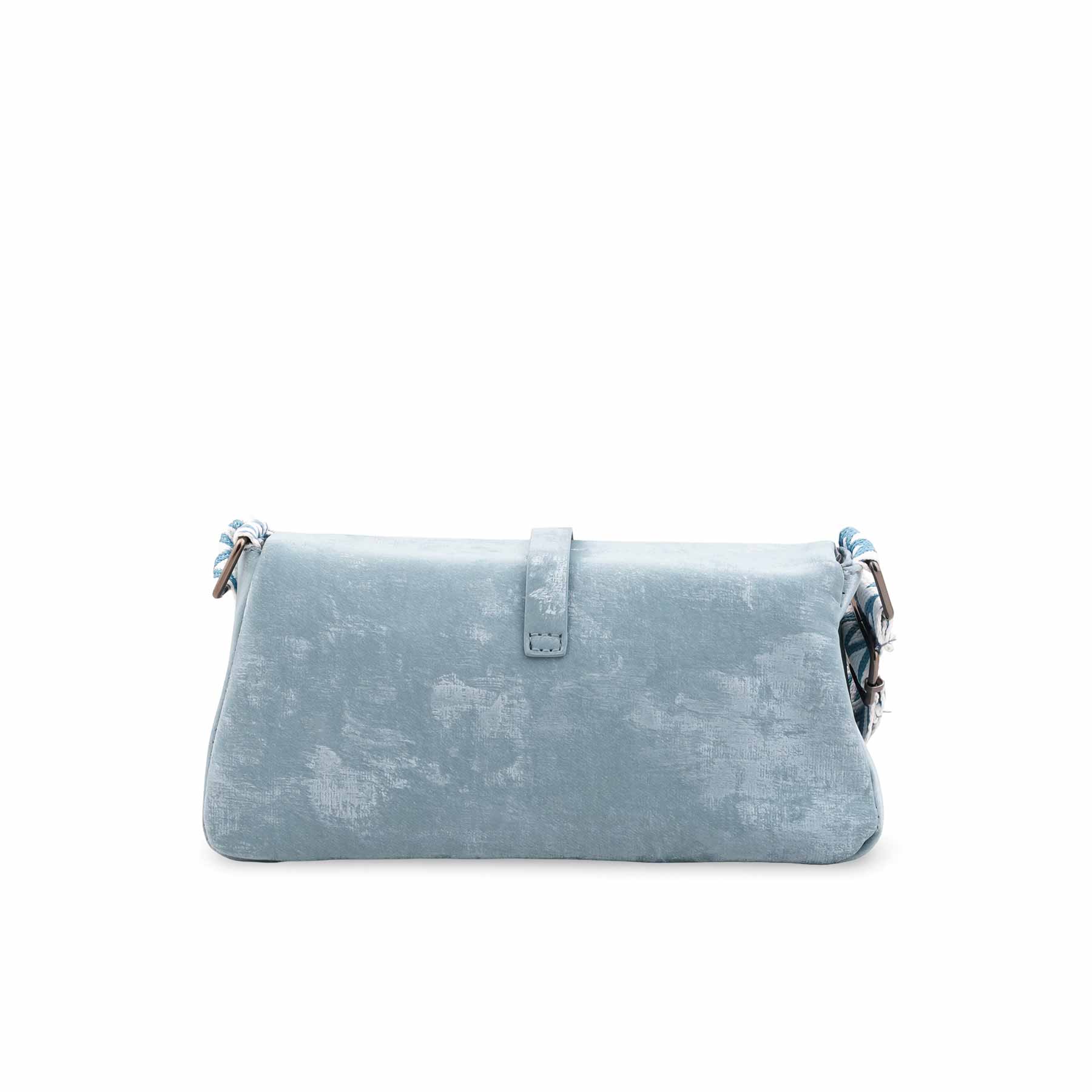 Blue Casual Pouch For Women P97704 - Image 4