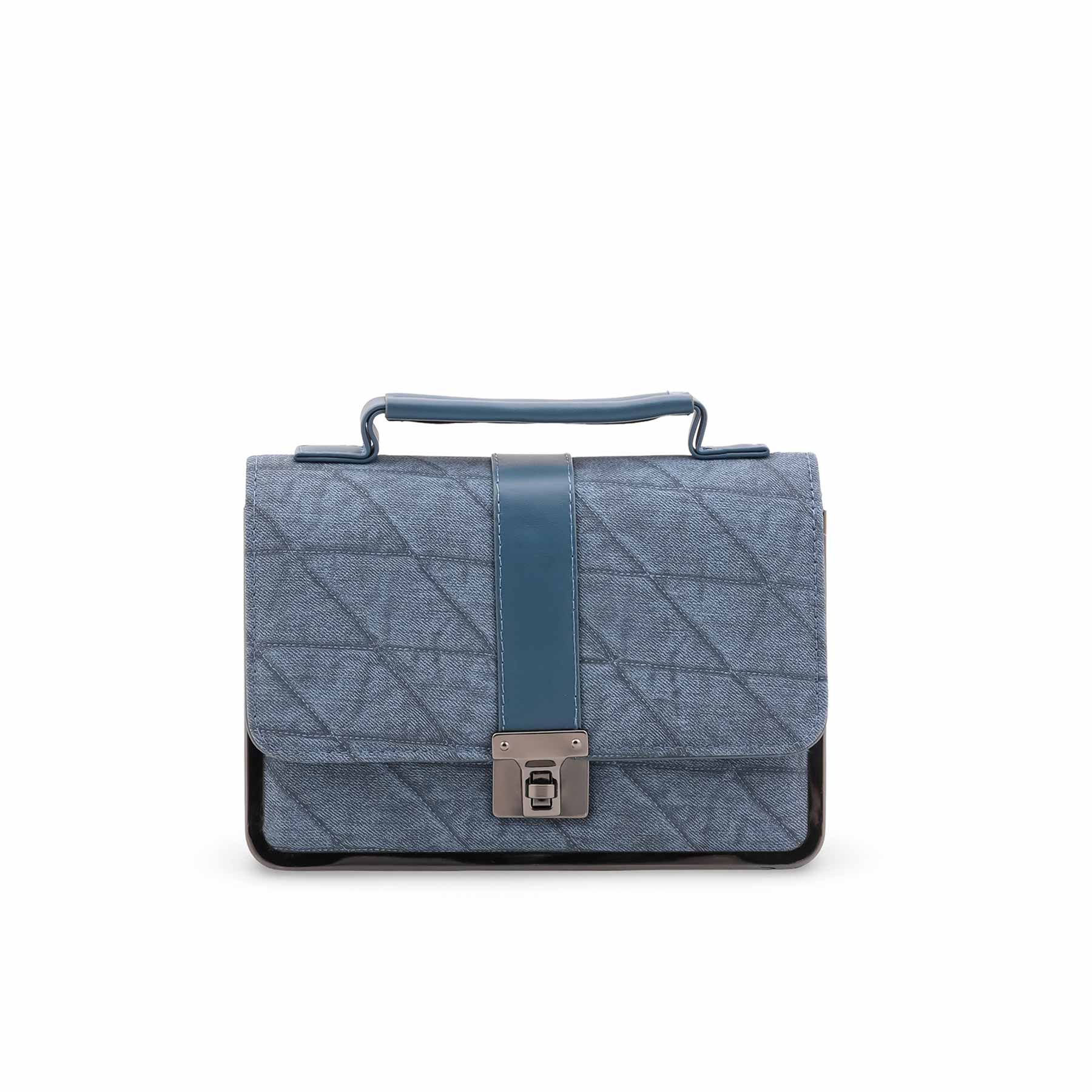 Blue Casual Pouch For Women P97710 - Image 2