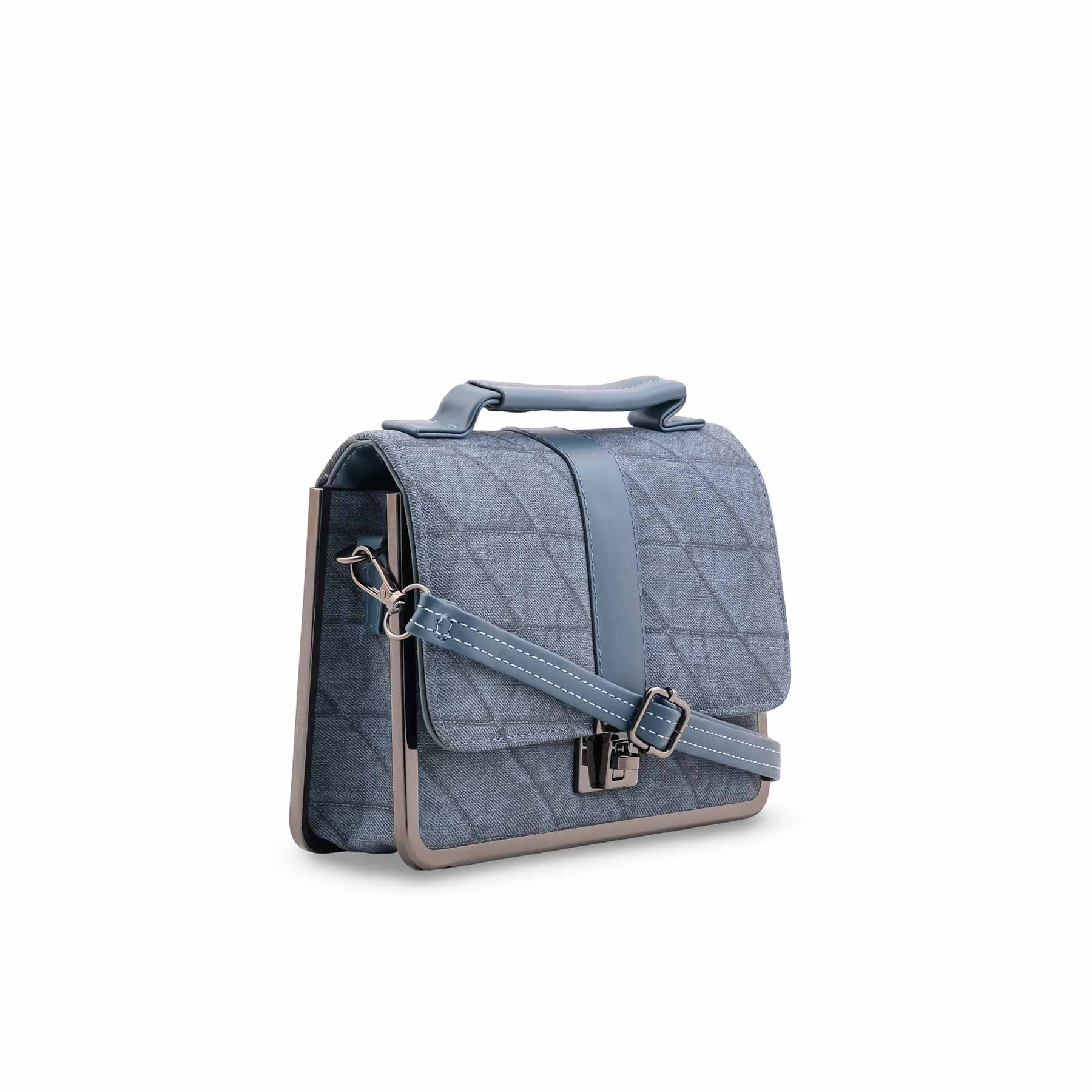 Blue Casual Pouch For Women P97710 - Image 3