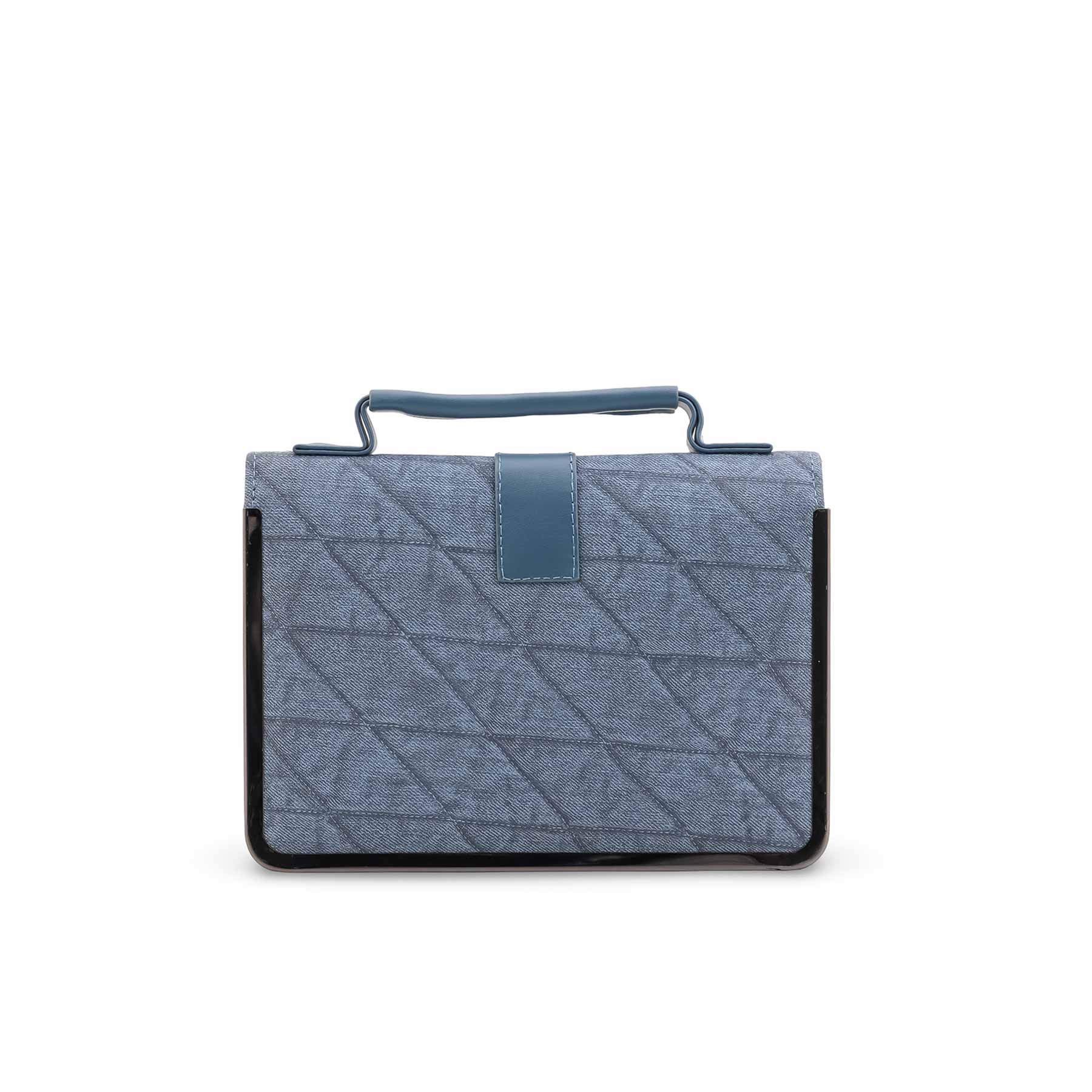 Blue Casual Pouch For Women P97710 - Image 4