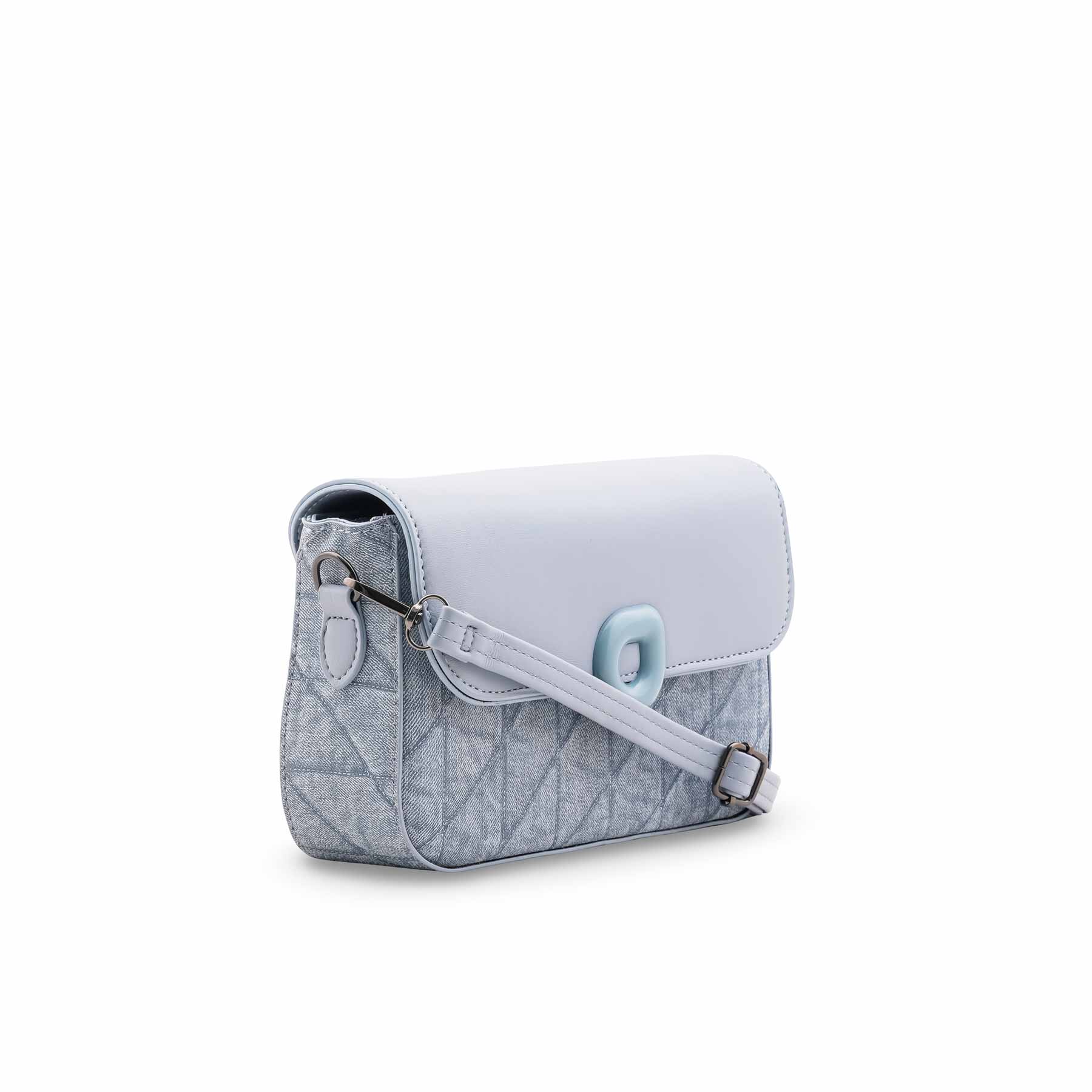 Blue Casual Pouch For Women P97711 - Image 3