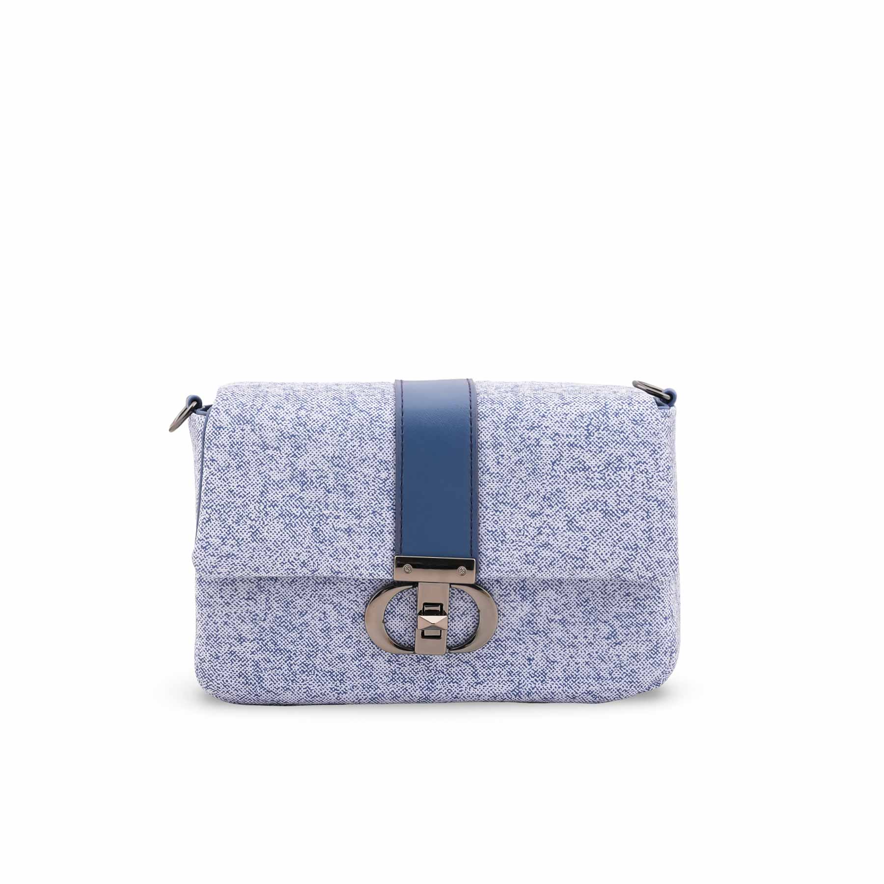Blue Casual Pouch For Women P97712 - Image 2