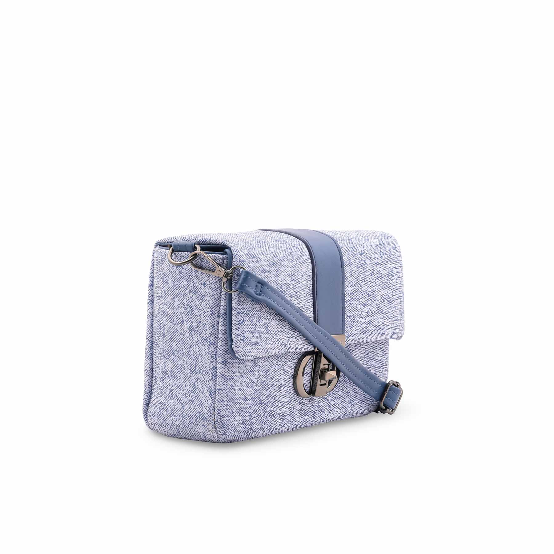 Blue Casual Pouch For Women P97712 - Image 3