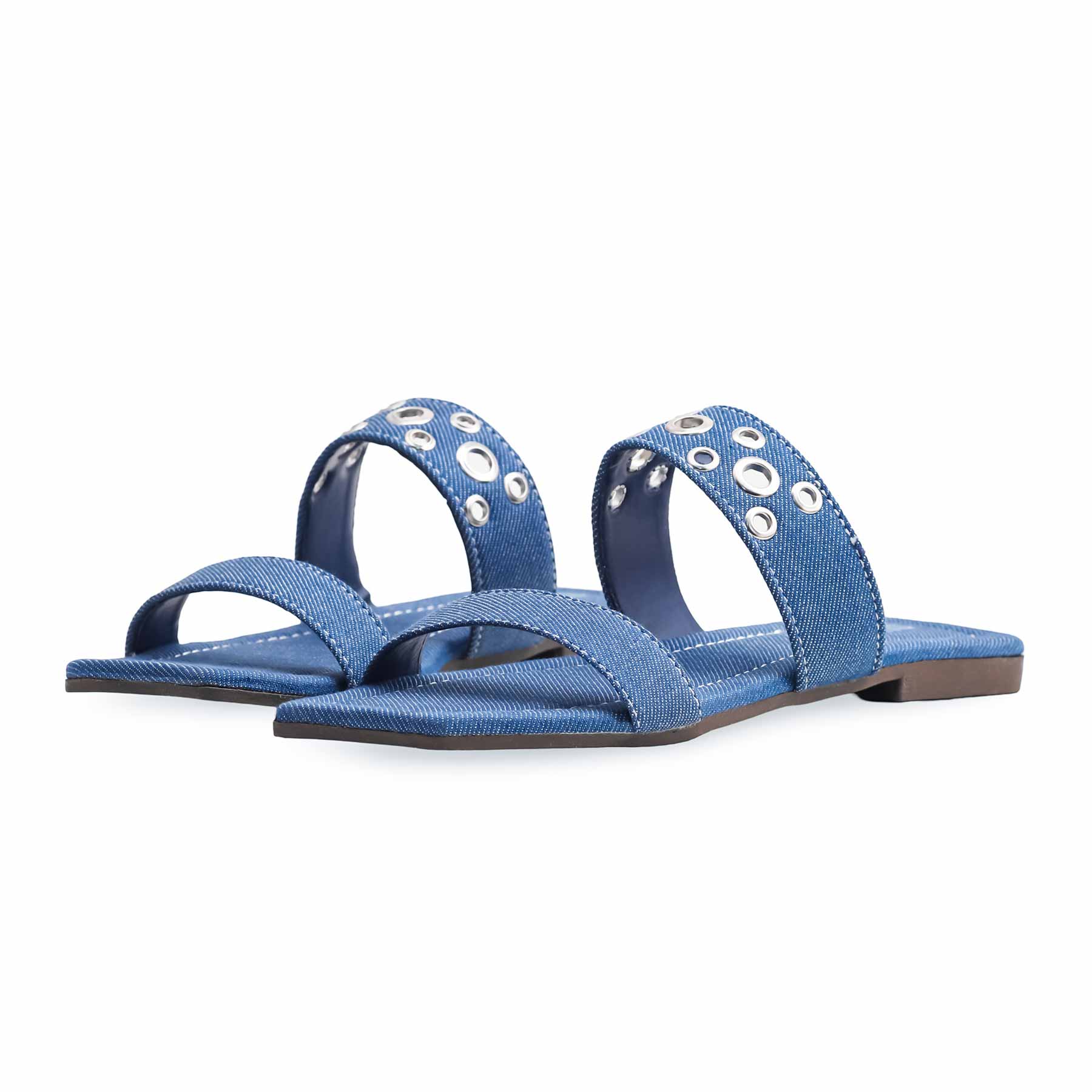 Blue Casual Slipper CL1881 - Image 3
