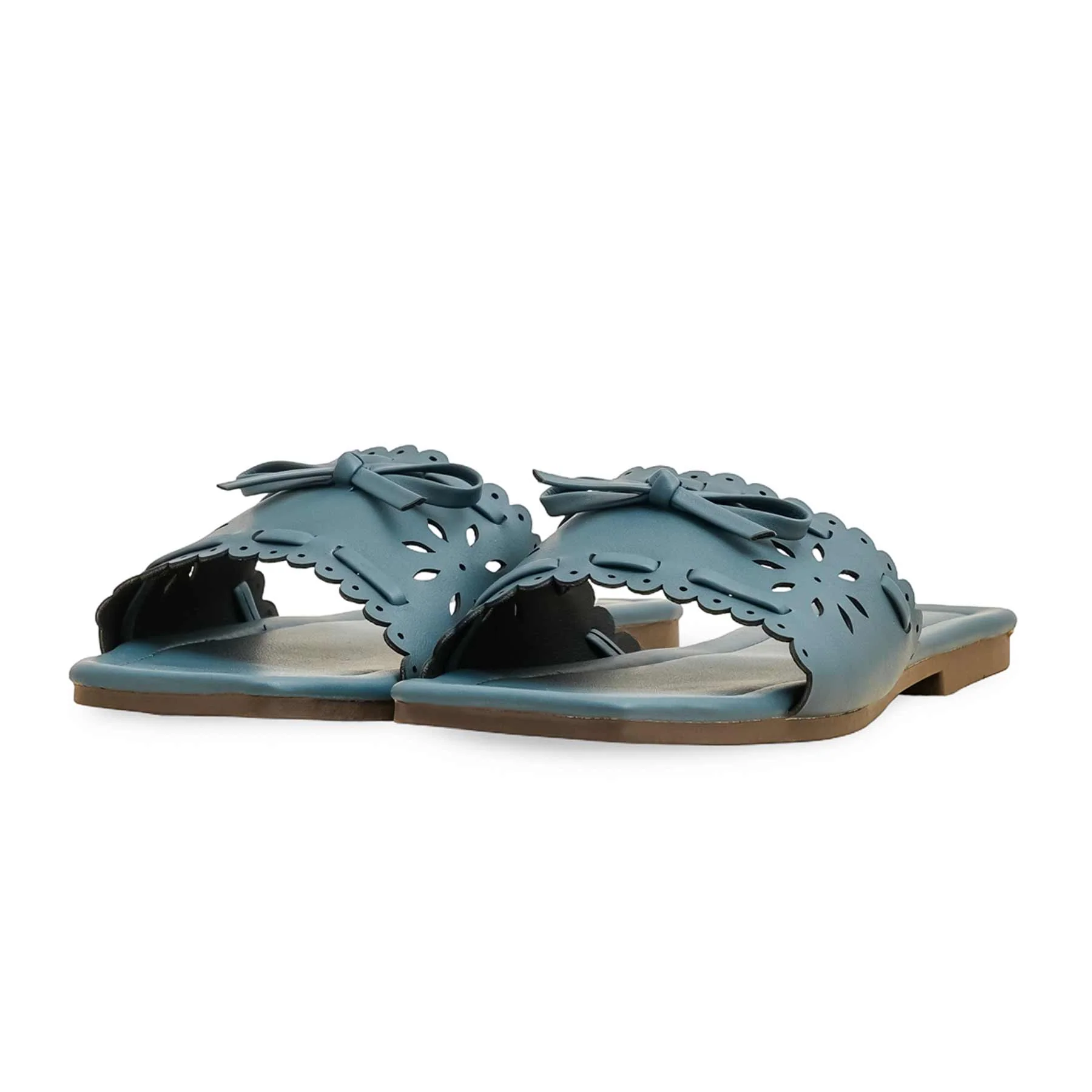 Blue Casual Slipper CL2129 - Image 3