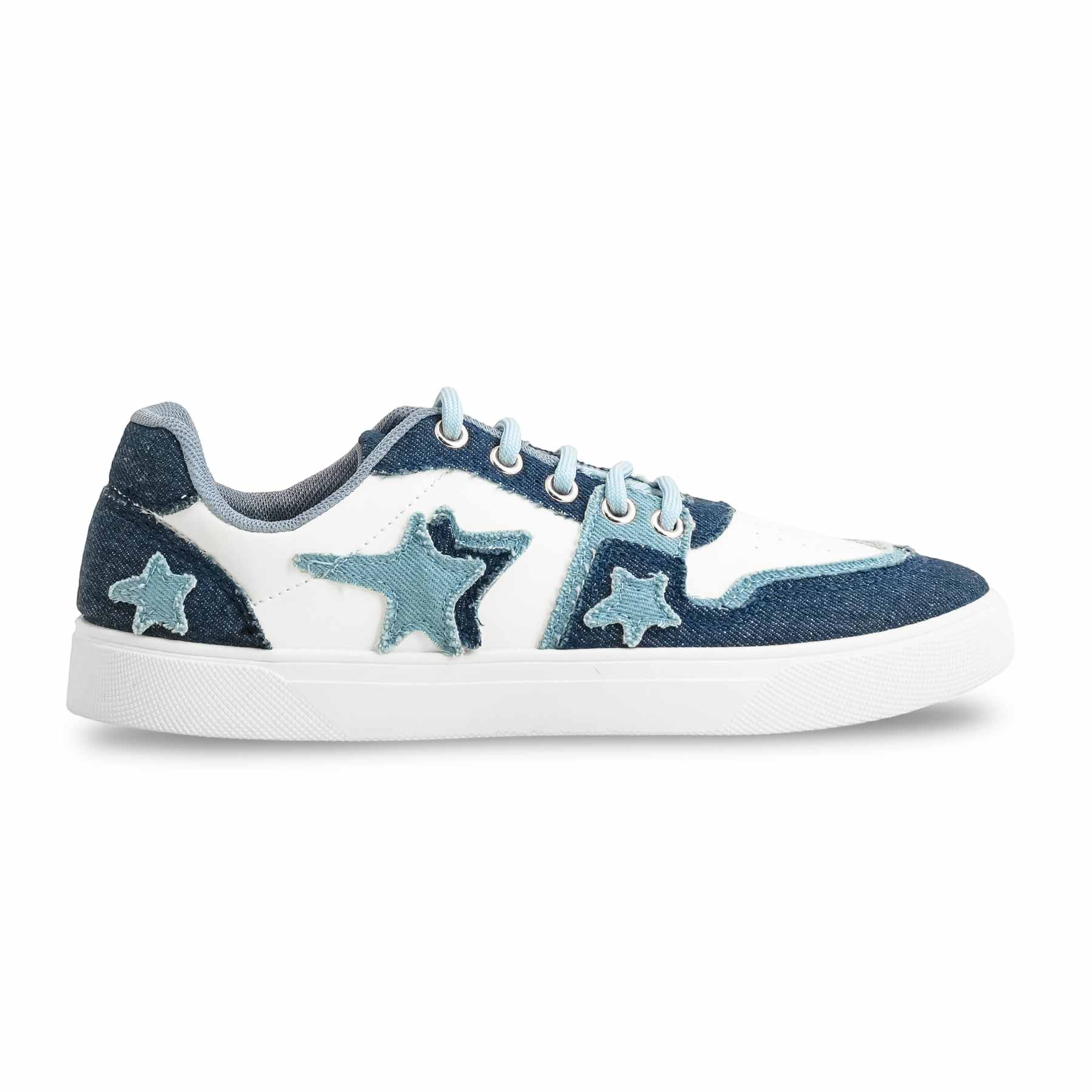 Blue Casual Sneaker For Ladies AT7402 - Image 2