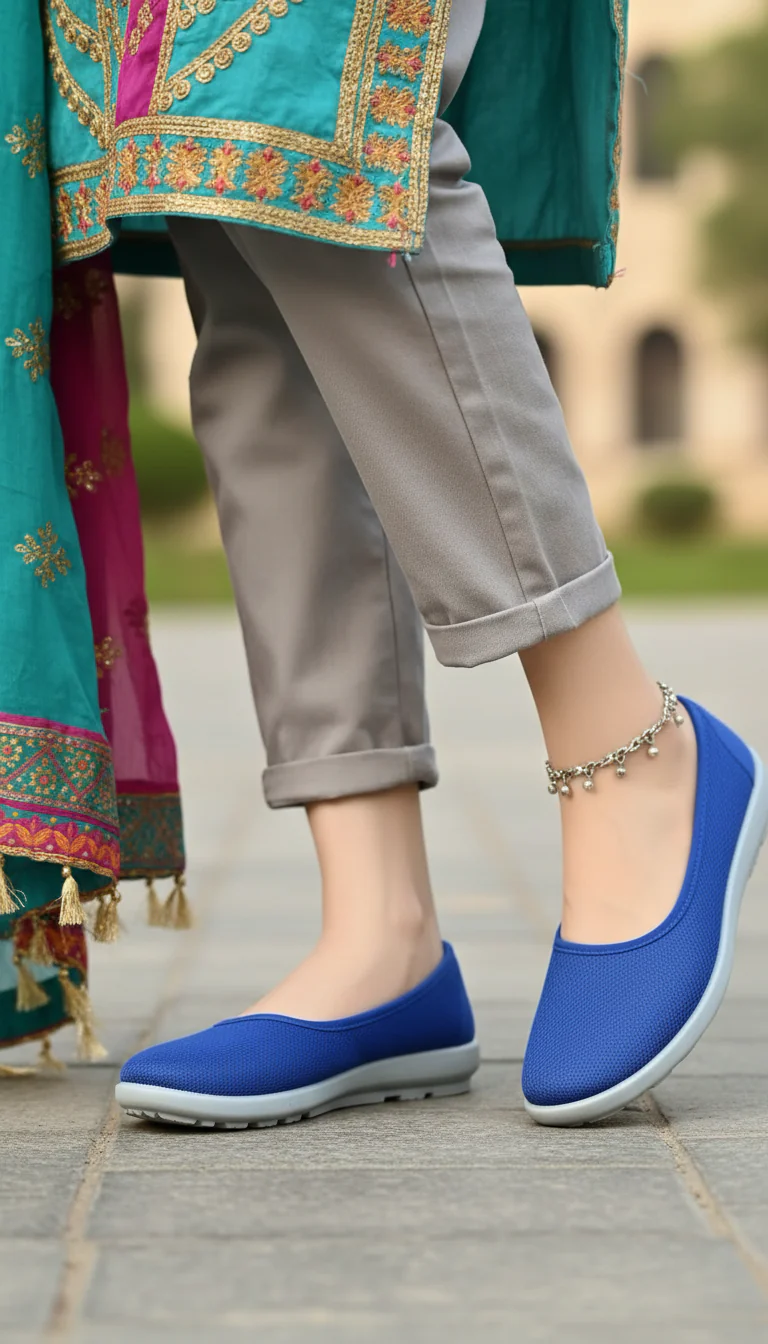 Blue Casual Sneaker WN6201 - Image 7