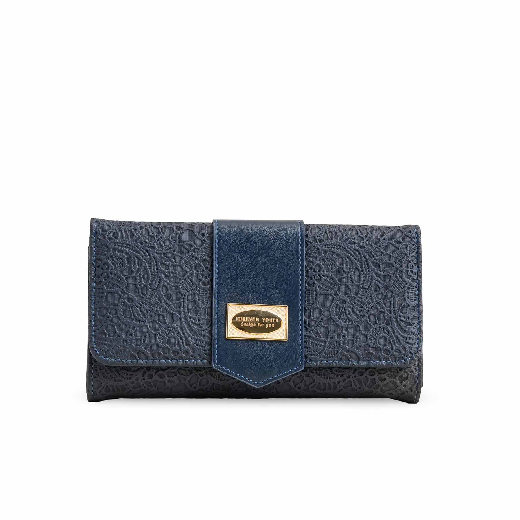 Blue Casual Wallet For Women P70977 - Image 2