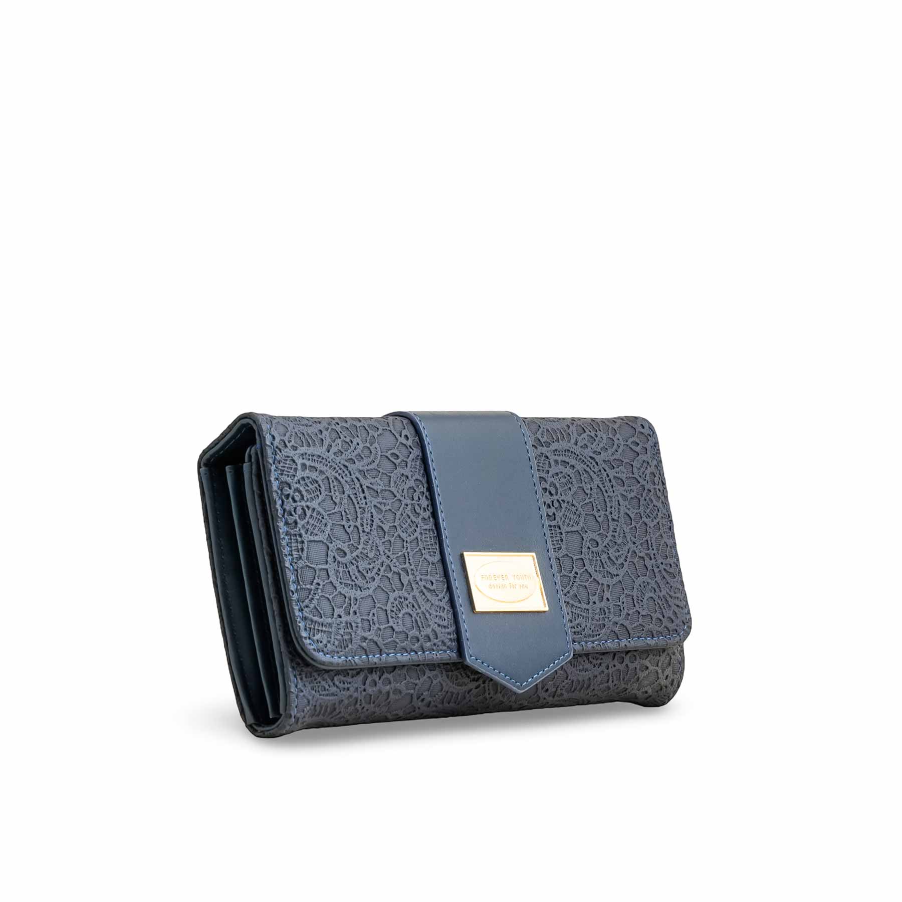 Blue Casual Wallet For Women P70977 - Image 3