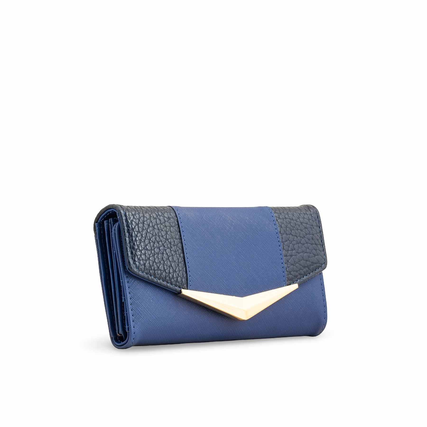 Blue Casual Wallet For Women P70978 - Image 3
