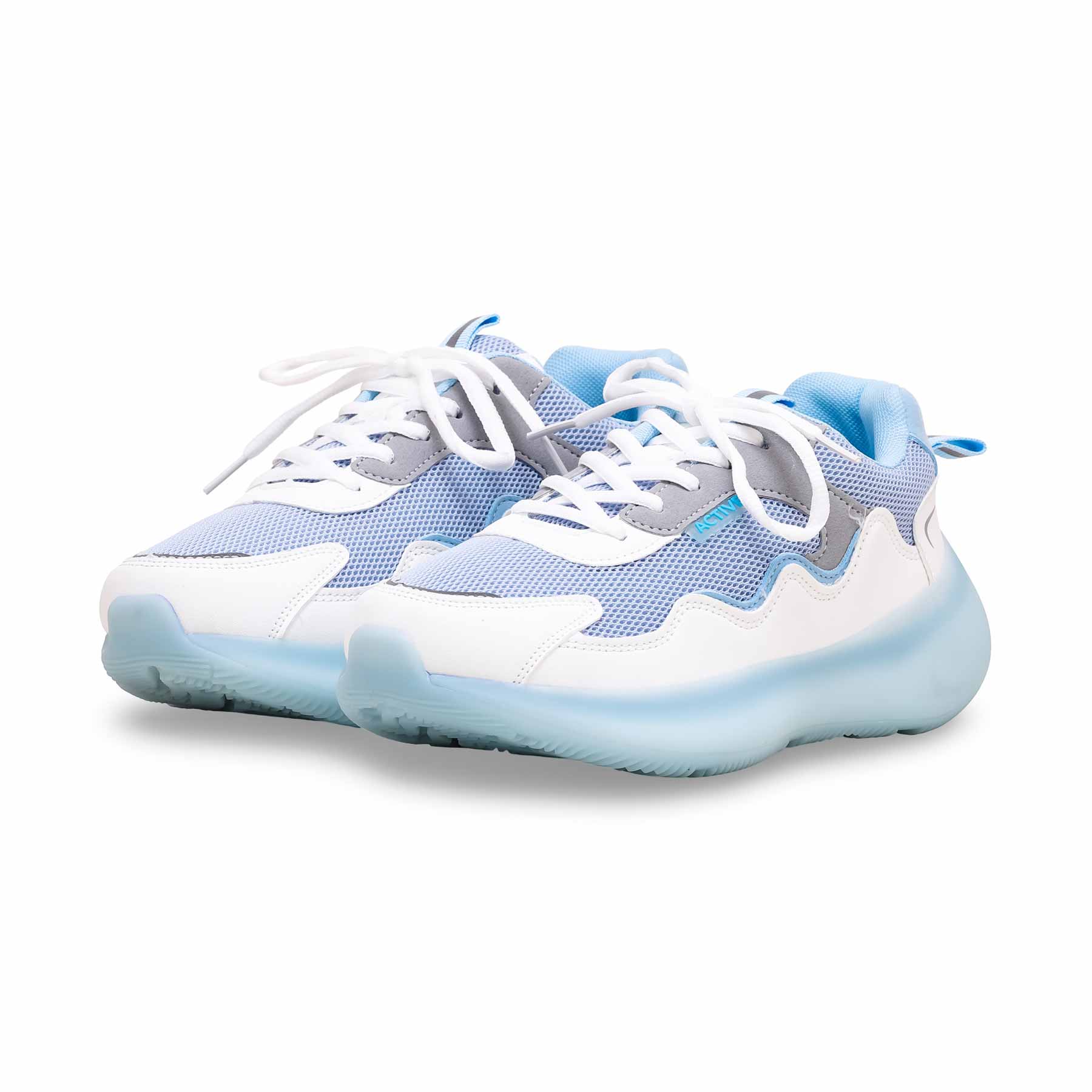 Blue Casual Women Sneaker AT7346 - Image 3