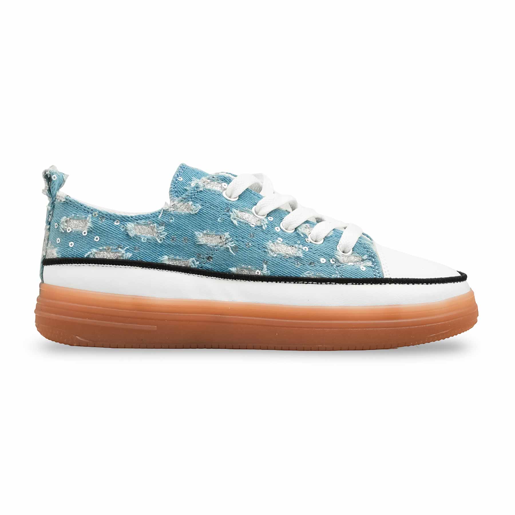 Blue Casual Women Sneaker AT7439 - Image 2