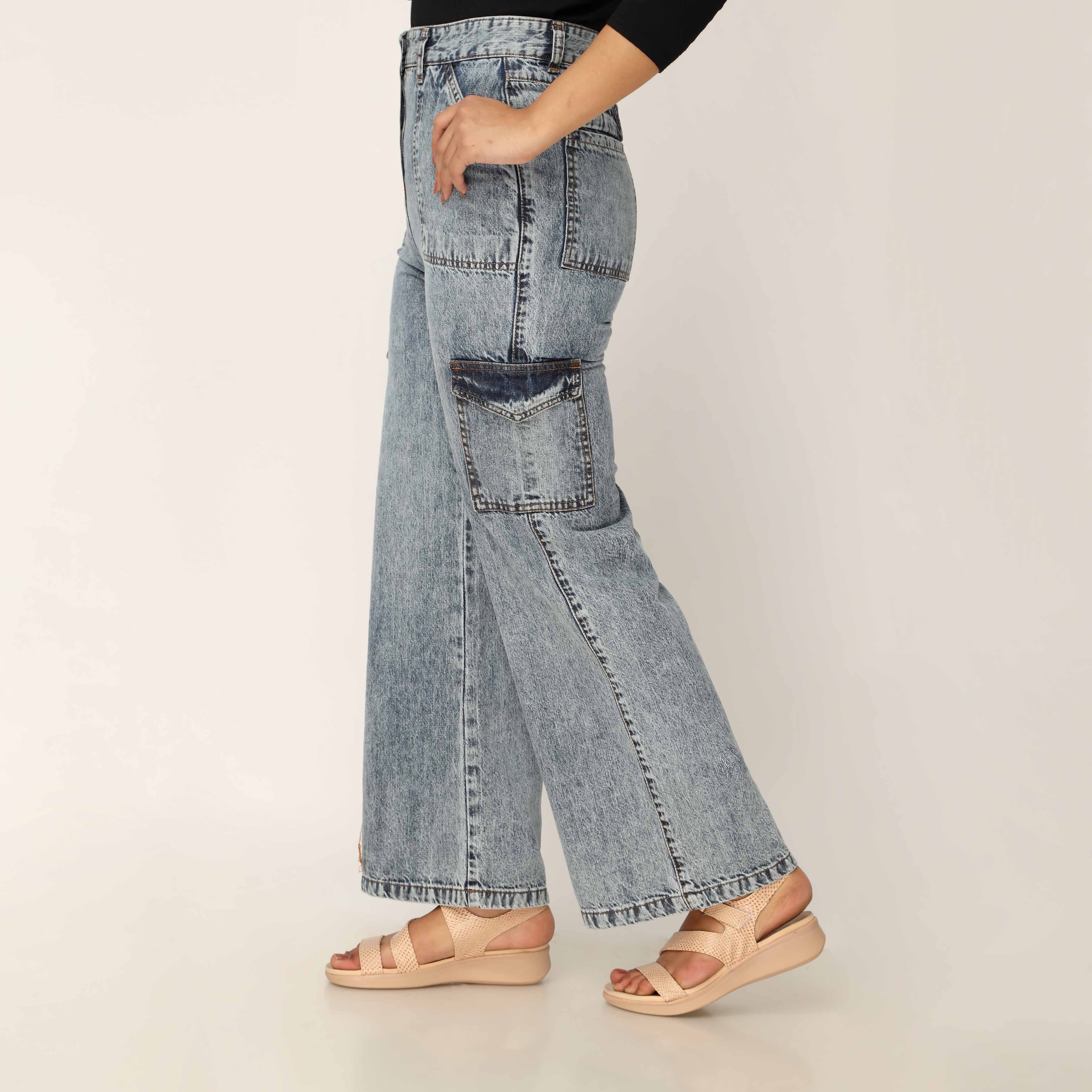 Blue Denim Pant PP5044 - Image 2