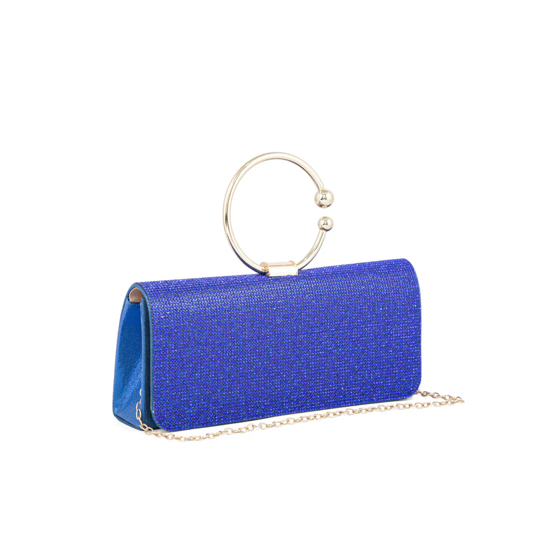 Blue Fancy Clutch P24329 - Image 3
