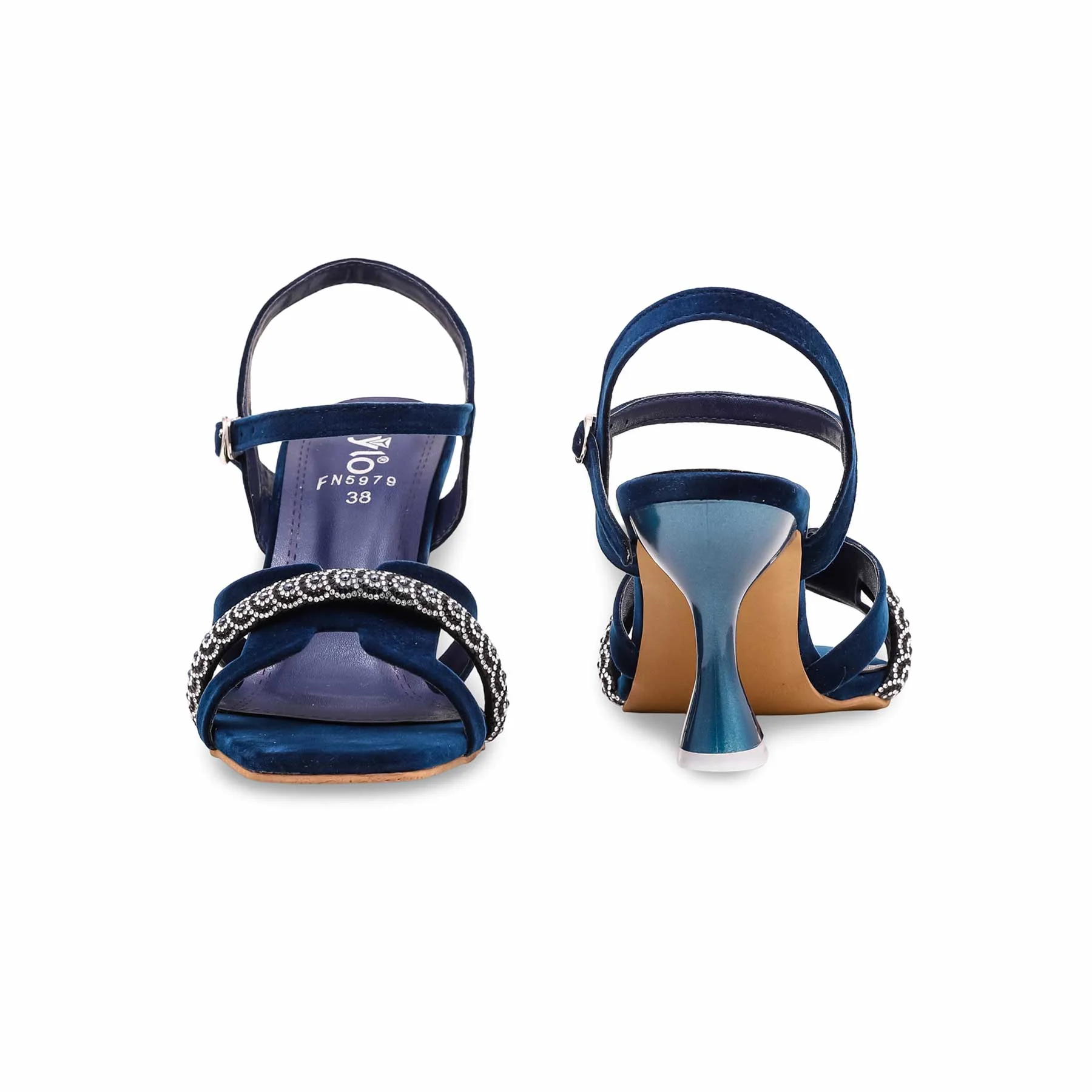 Blue Fancy Sandal FN5979 - Image 4