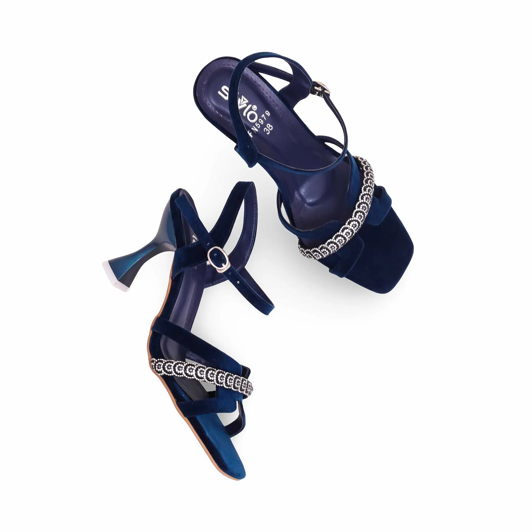 Blue Fancy Sandal FN5979 - Image 5