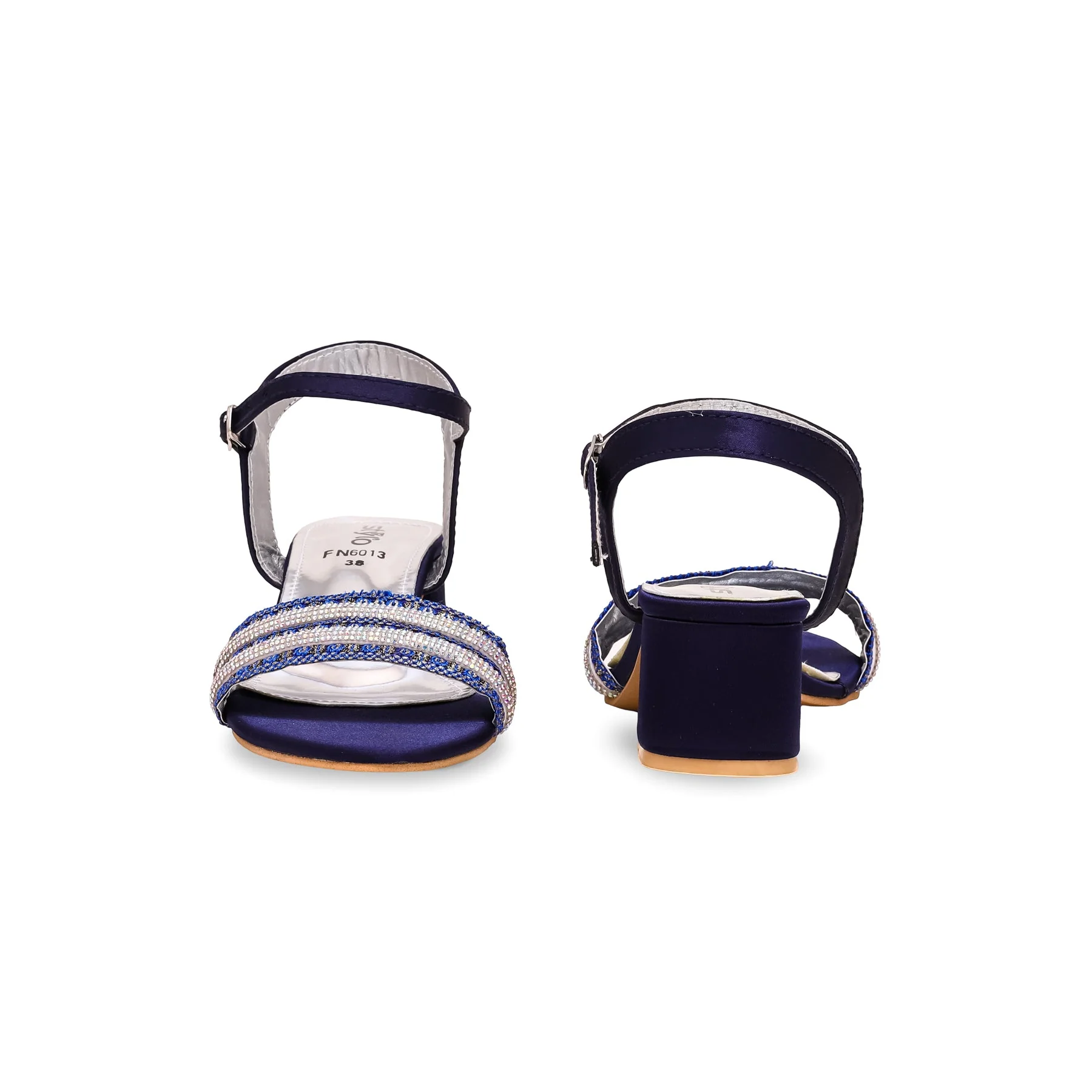 Blue Fancy Sandal FN6013 - Image 4
