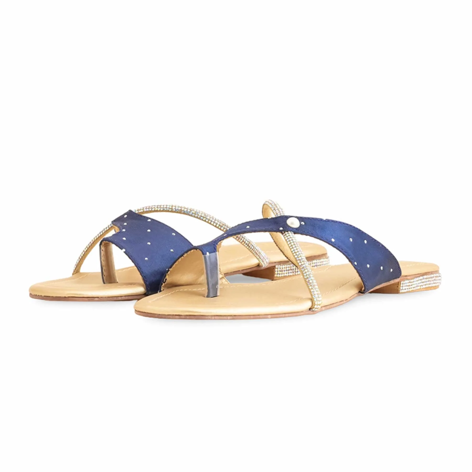 Blue Formal Chappal For Ladies FR0559 - Image 3