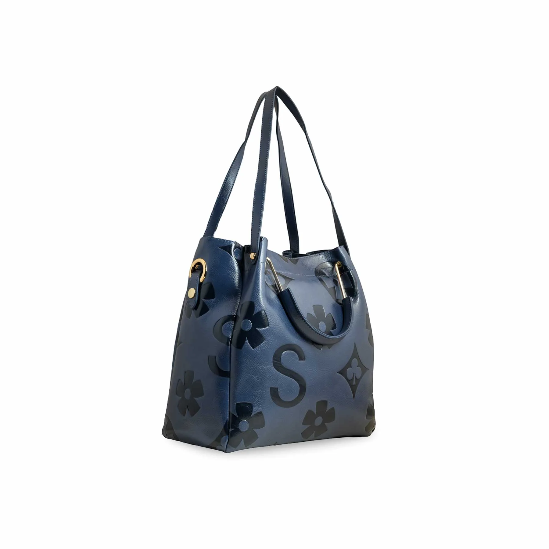 Blue Formal Hand Bag For Women P36220 - Image 3