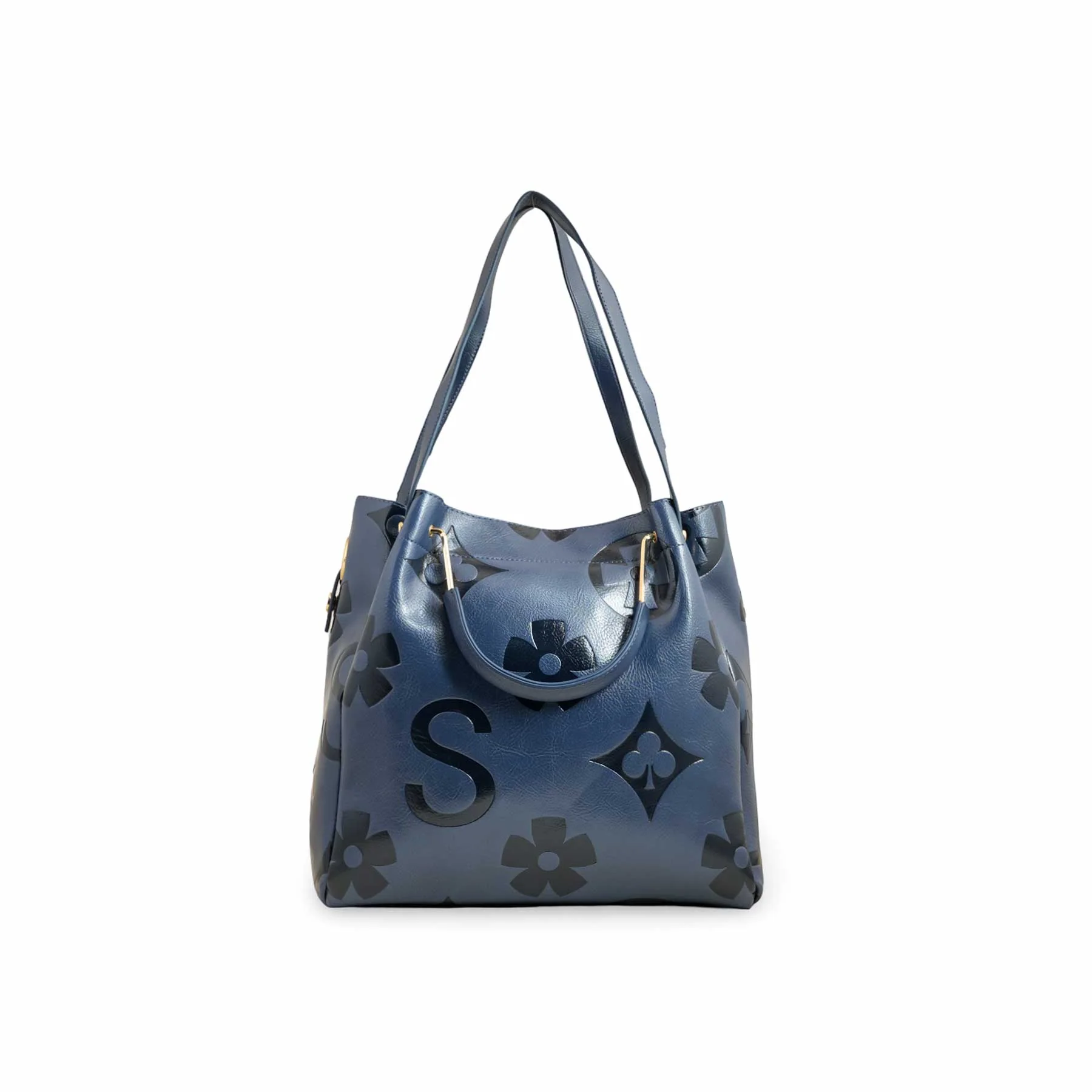 Blue Formal Hand Bag For Women P36220 - Image 4