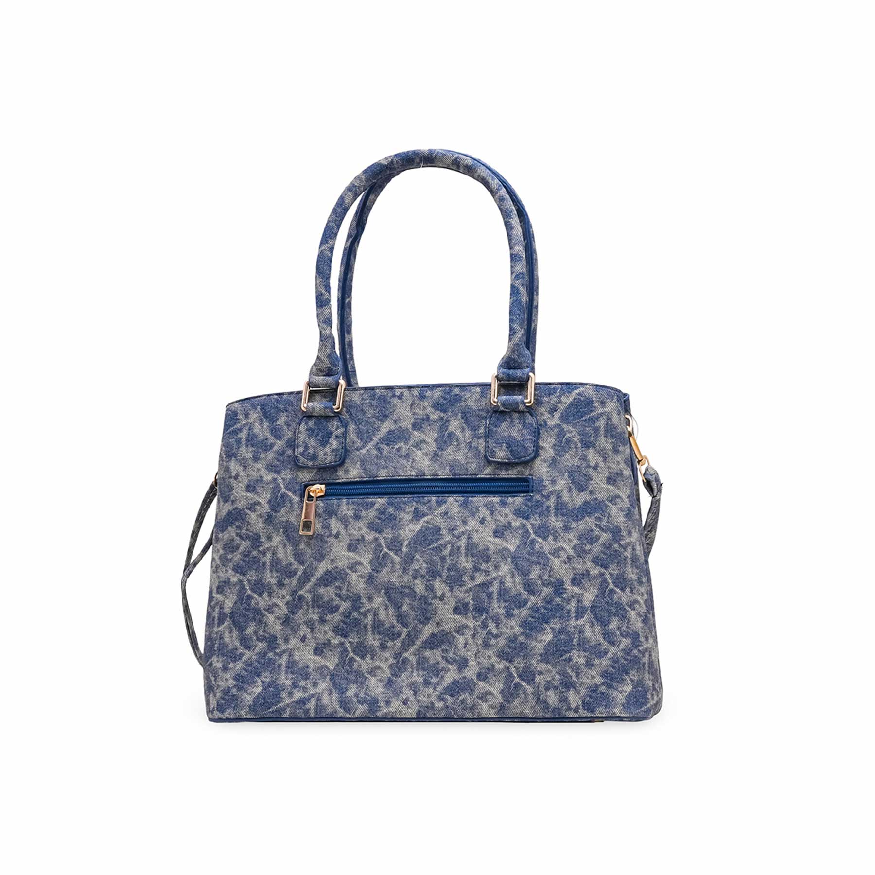 Blue Formal Hand Bag For Women P55850 - Image 4