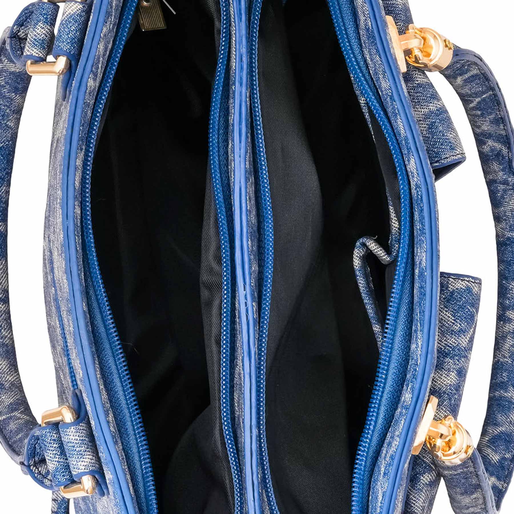Blue Formal Hand Bag For Women P55850 - Image 5