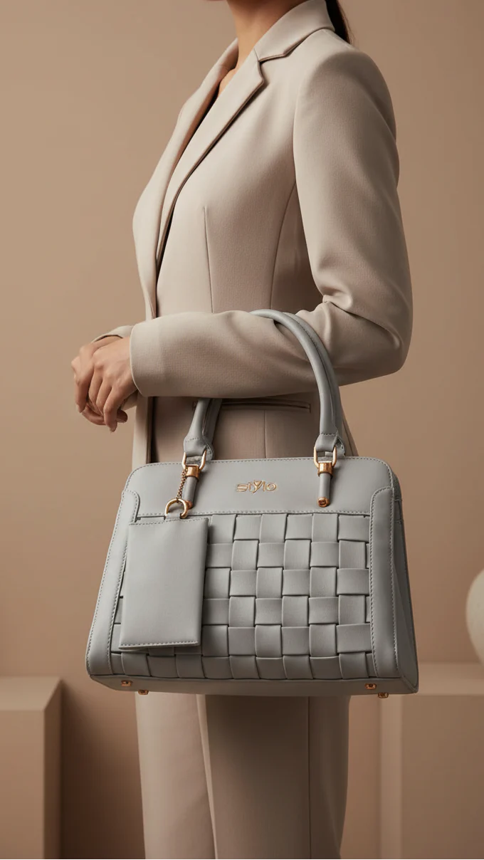 Blue Formal Hand Bag P36154