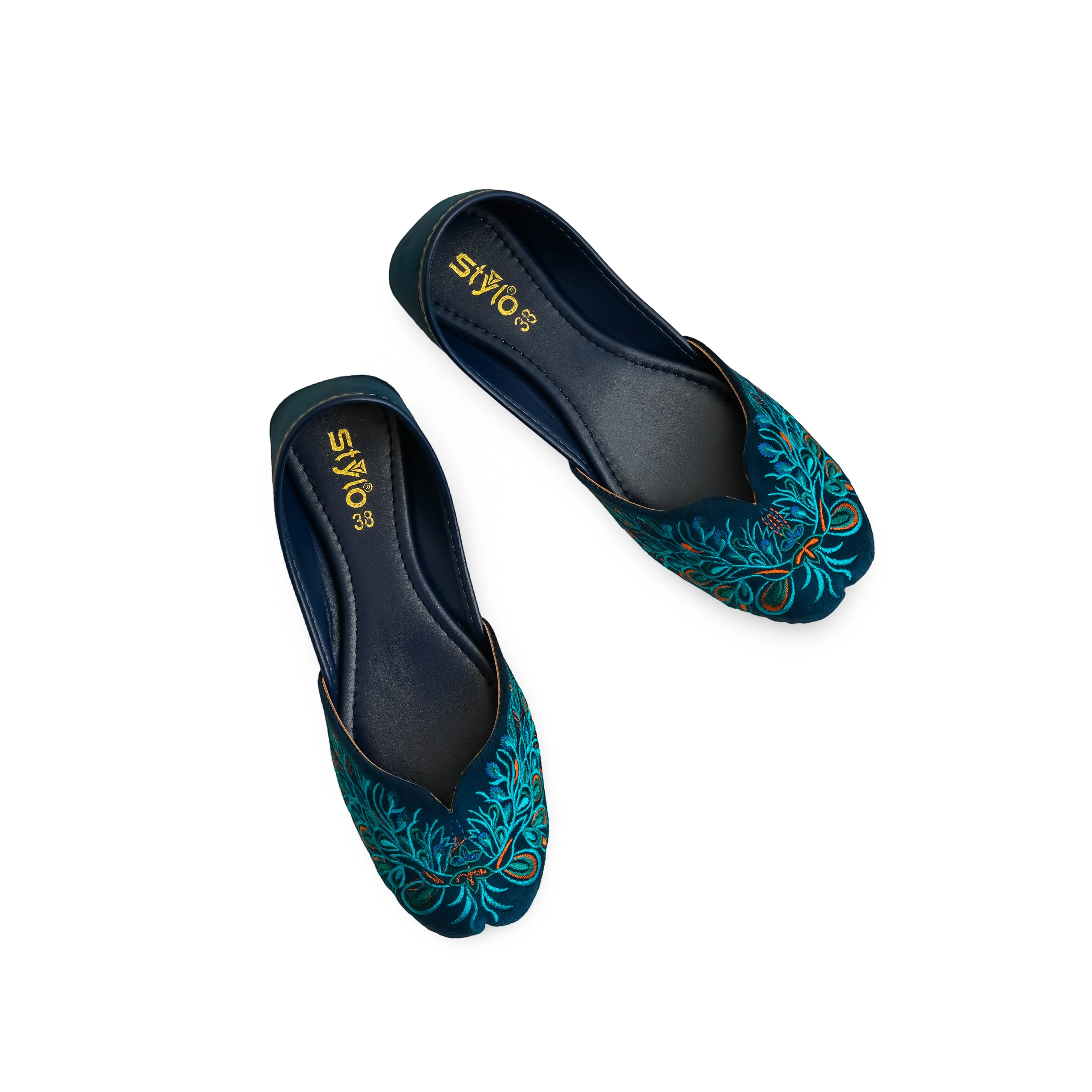 Blue Formal Khussa EC8569 - Image 5