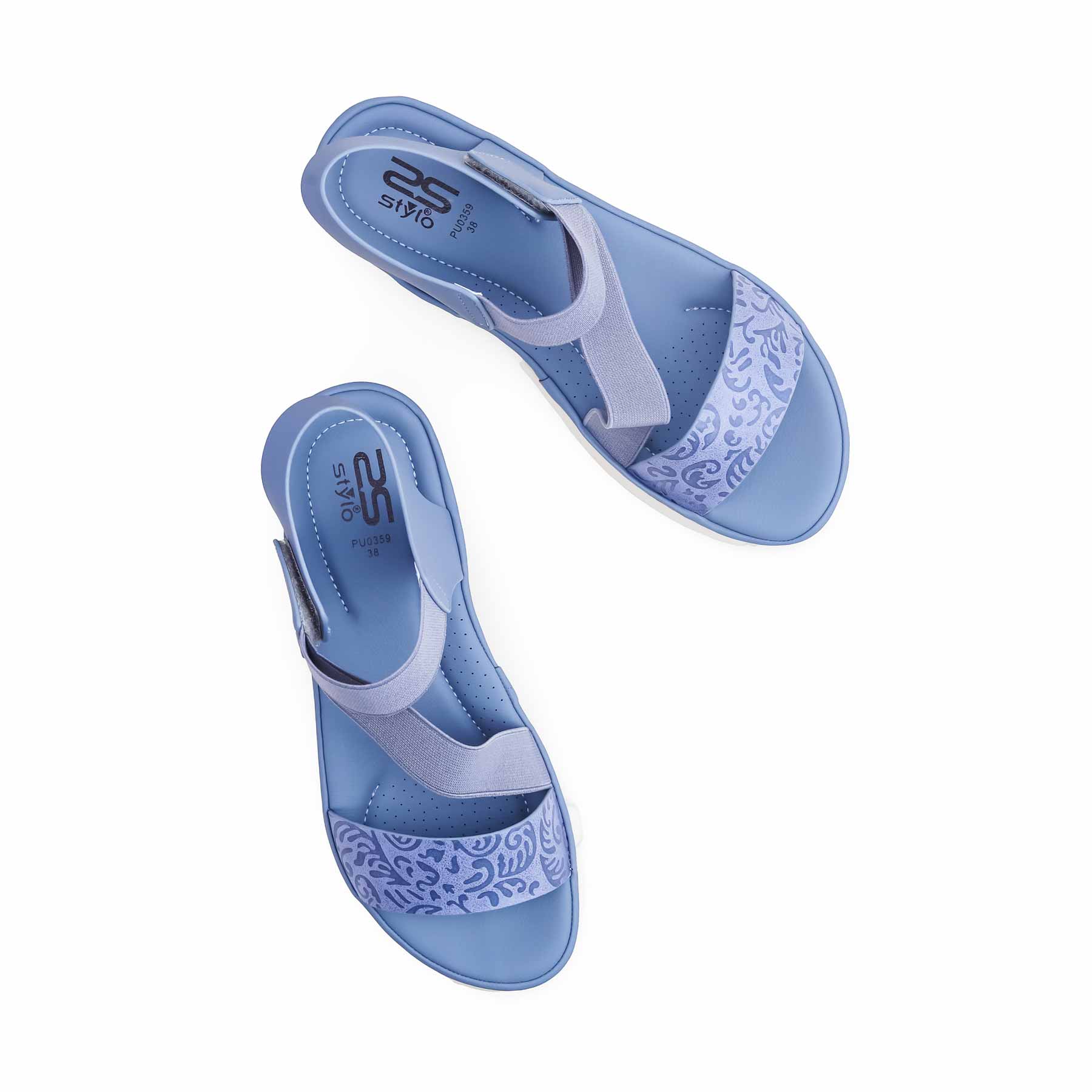 Blue Formal Sandal PU0359 - Image 5