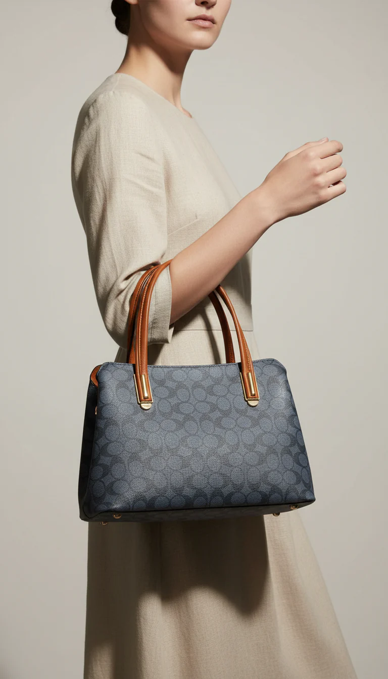 Blue Formal Shoulder Bag For Women P36529