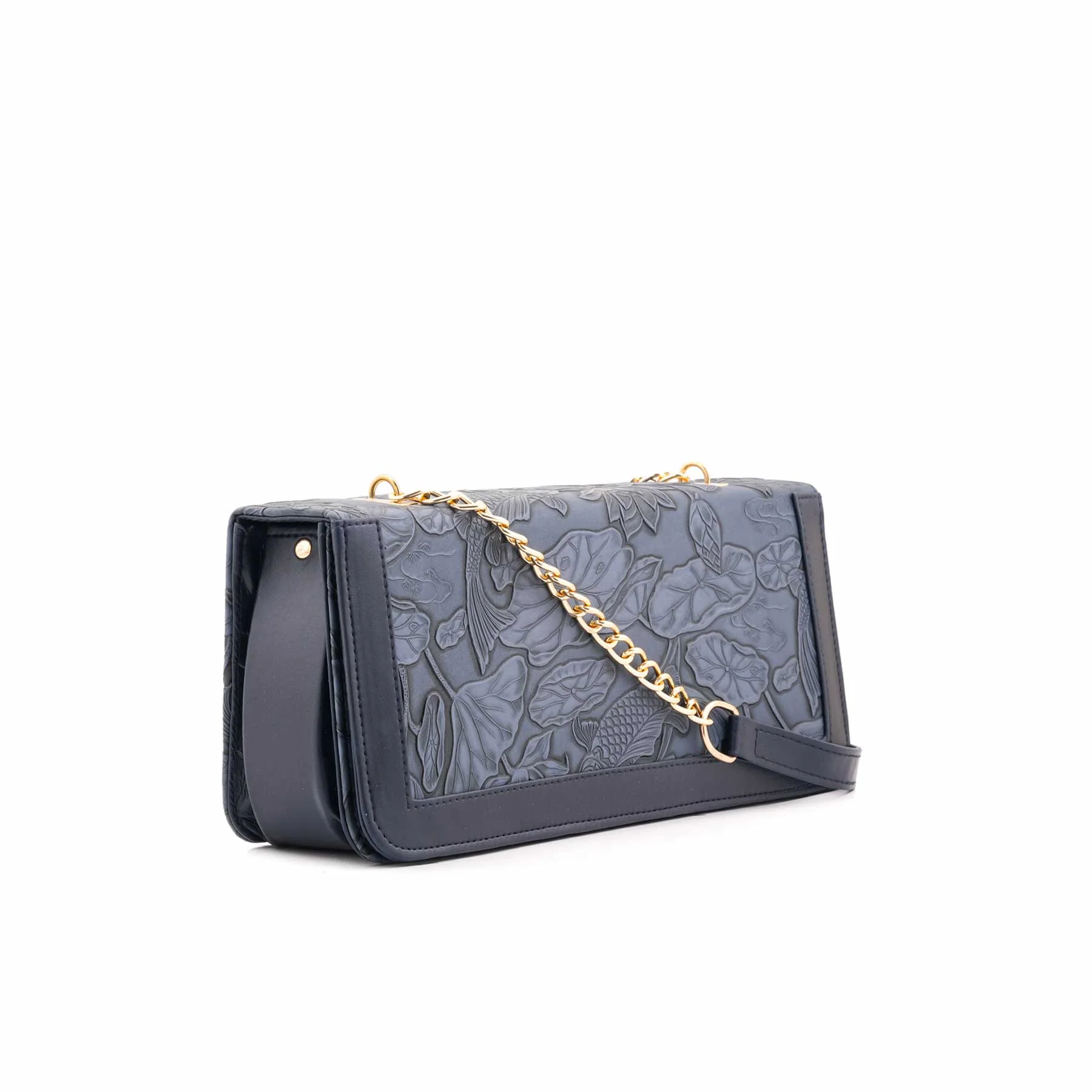 Blue Formal Shoulder Bag For Women P56309 - Image 3