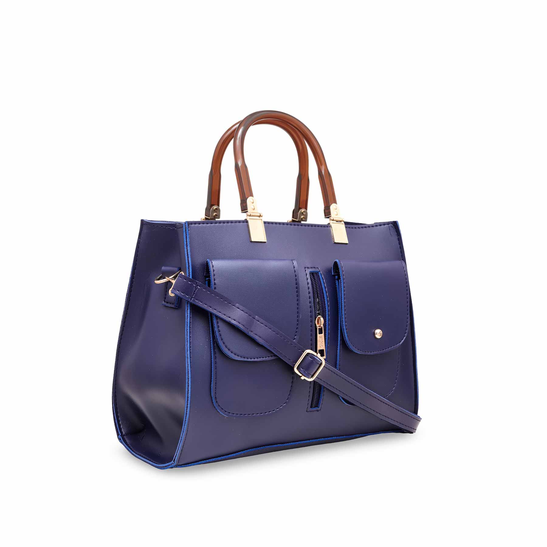 Blue Formal Shoulder Bag P55470 - Image 2