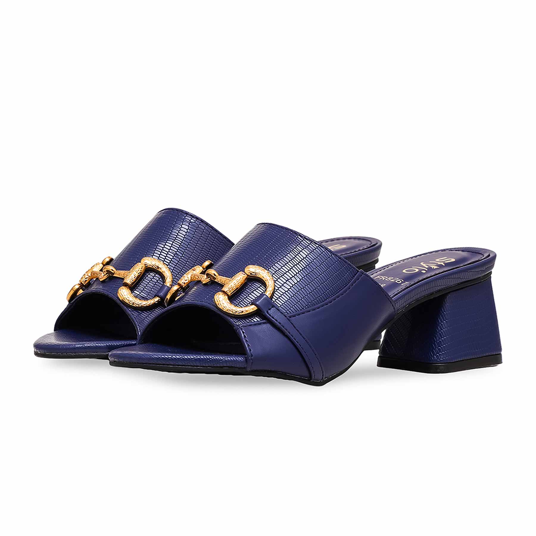 Blue Formal Slipper FR8267 - Image 3