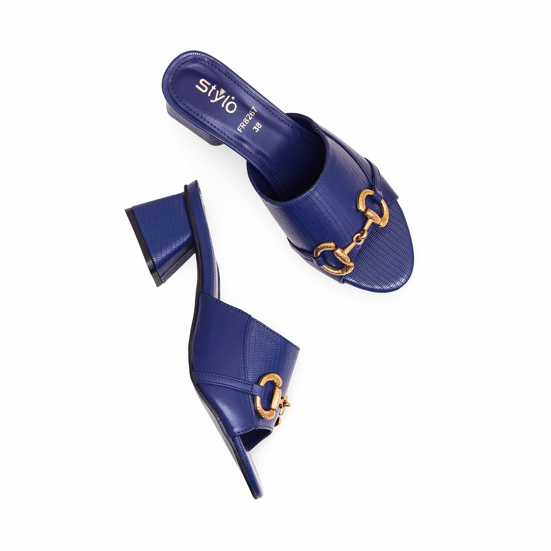 Blue Formal Slipper FR8267 - Image 5