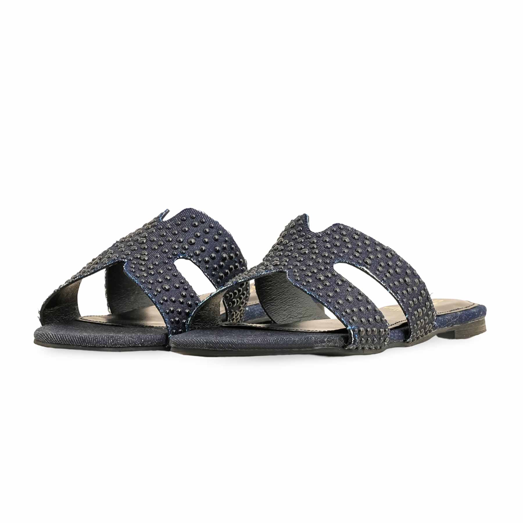 Blue Formal Slipper FR8334 - Image 3