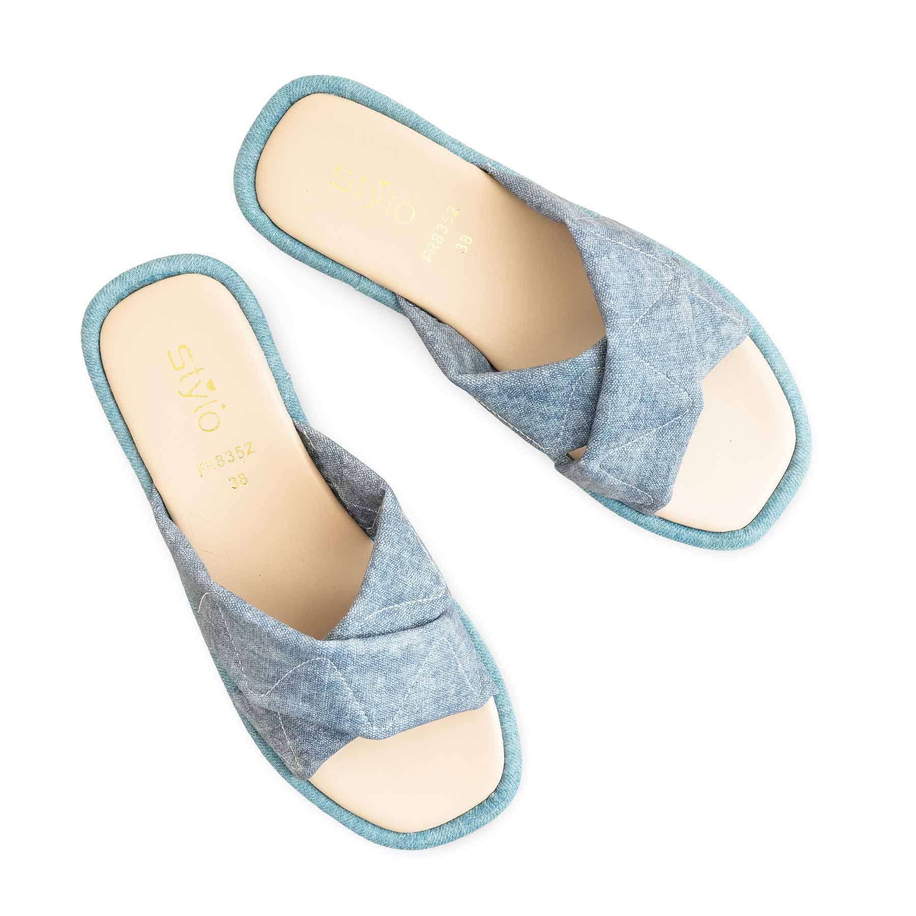 Blue Formal Slipper FR8352 - Image 5