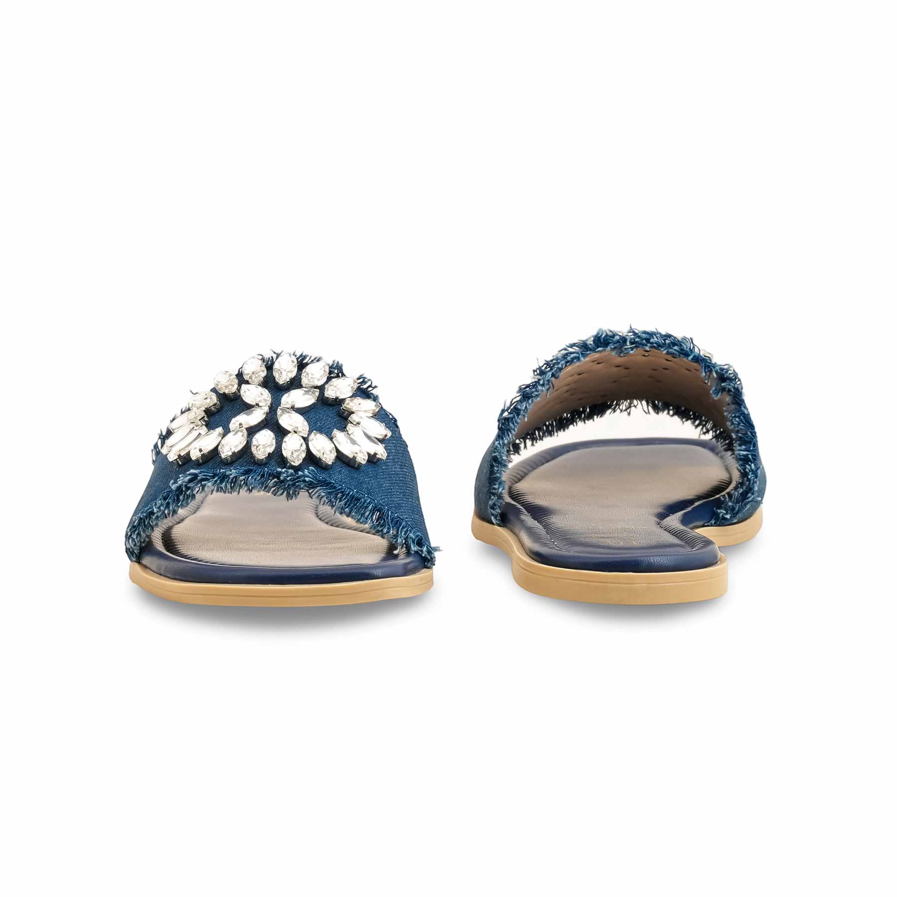 Blue Formal Slipper FR8355 - Image 4