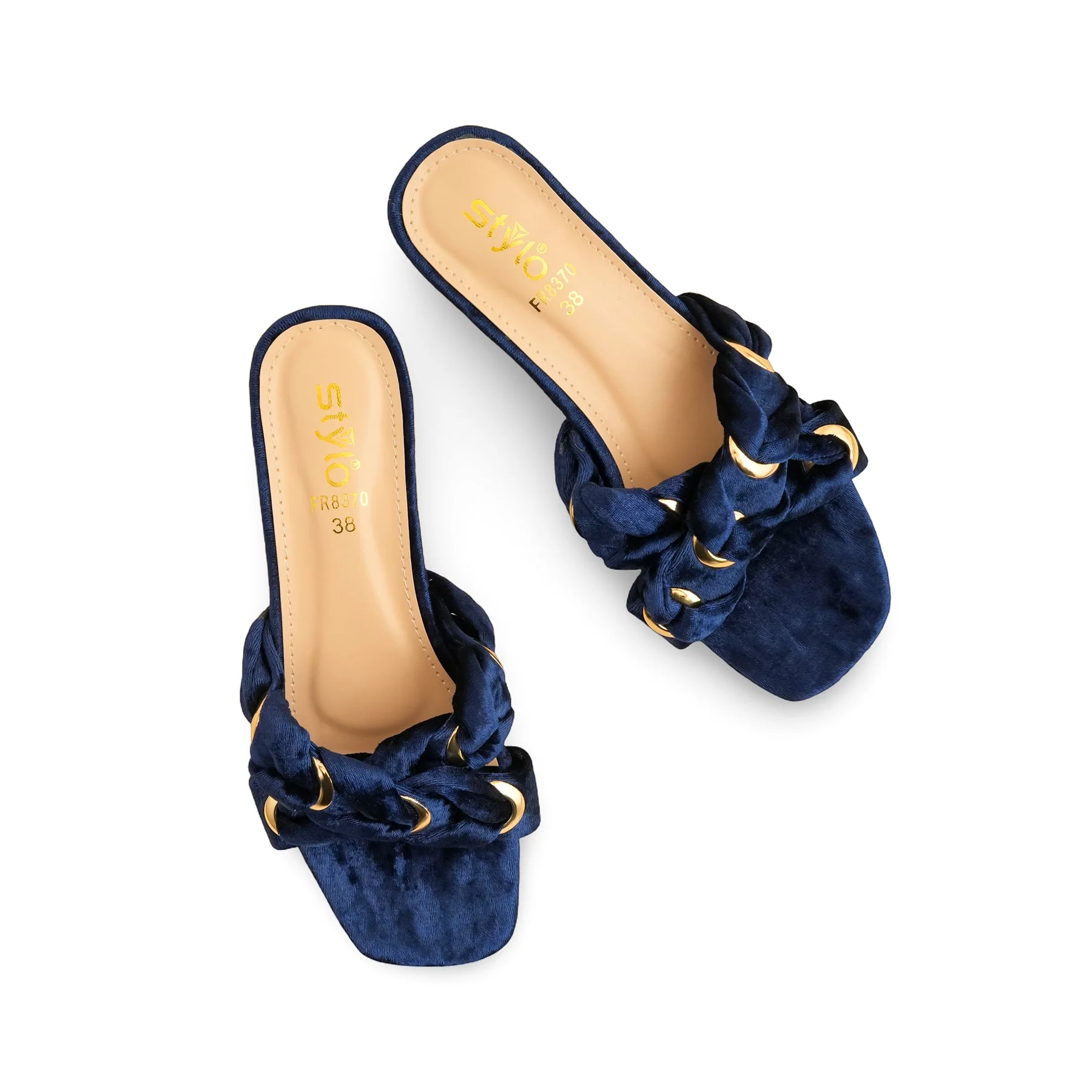 Blue Formal Slipper FR8370 - Image 5