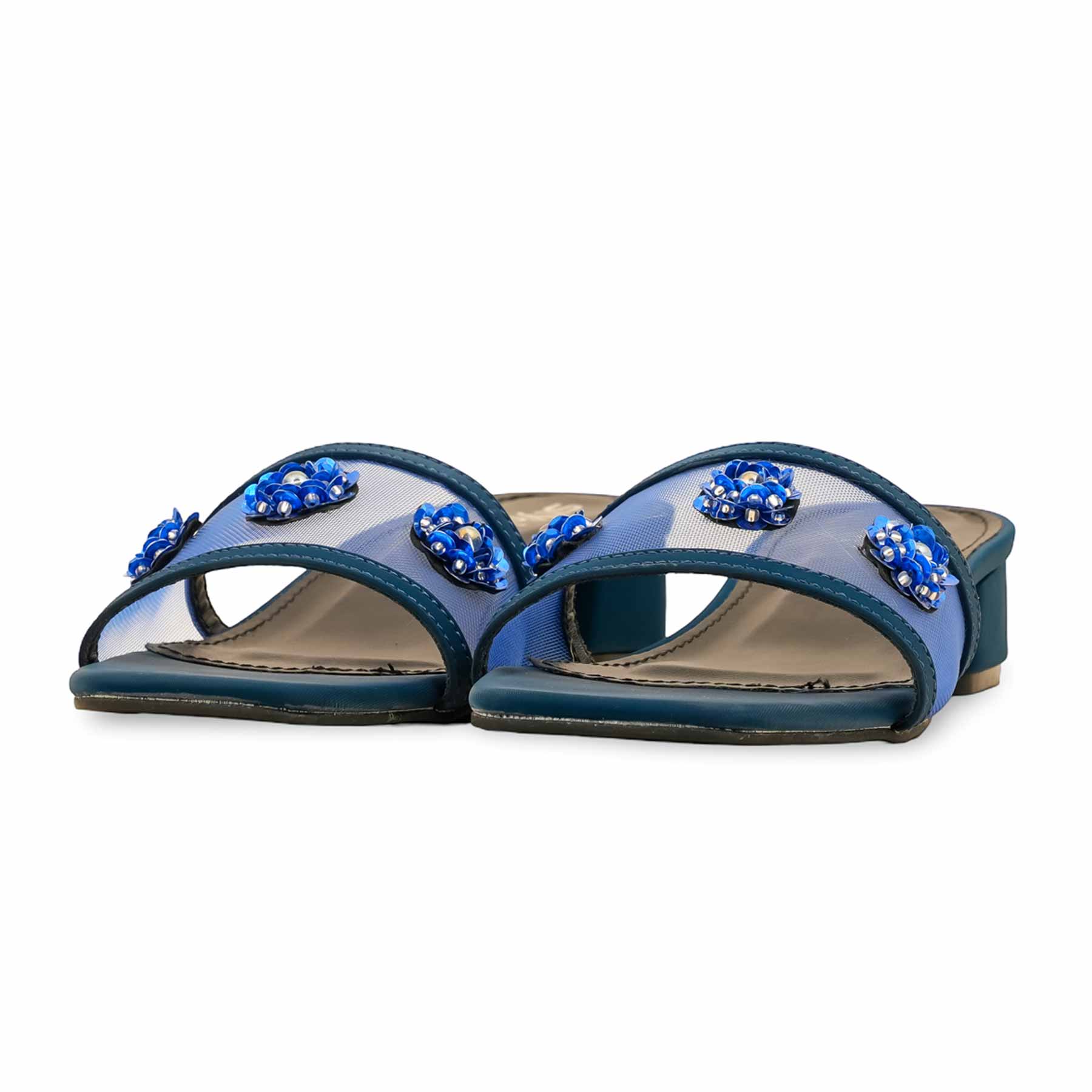 Blue Formal Slipper FR8388 - Image 3