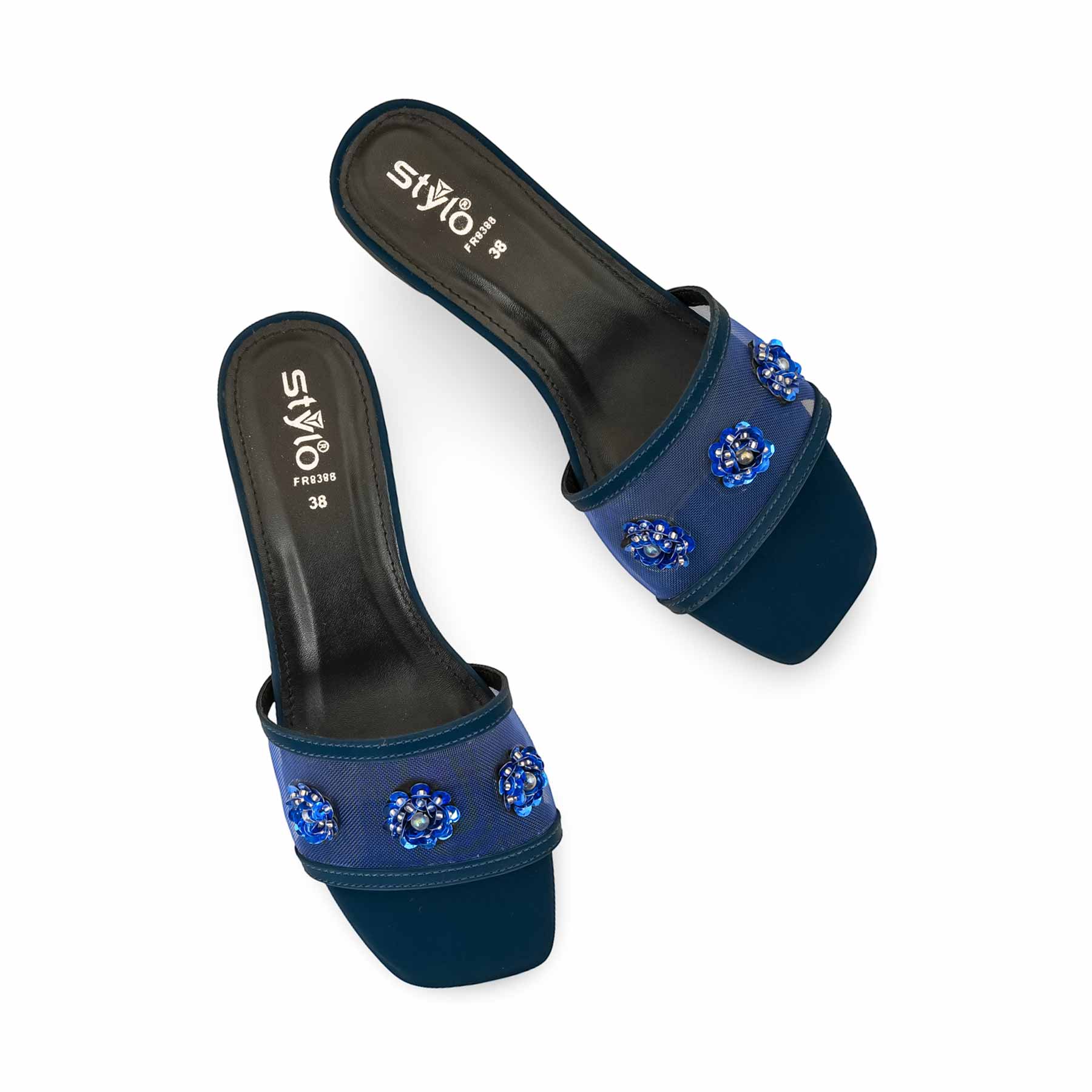 Blue Formal Slipper FR8388 - Image 5