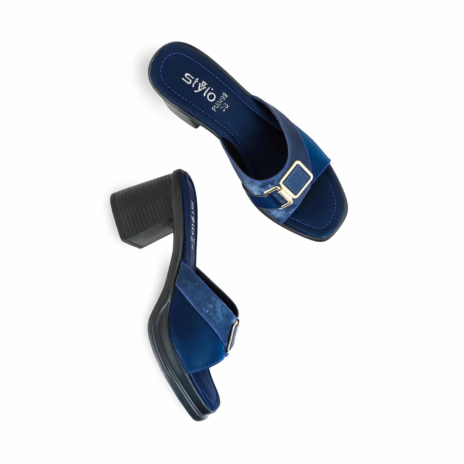 Blue Formal Slipper PU0499 - Image 5