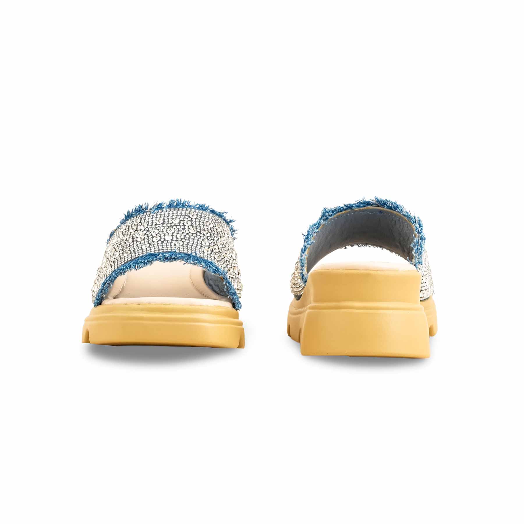 Blue Formal Slipper PU0505 - Image 4