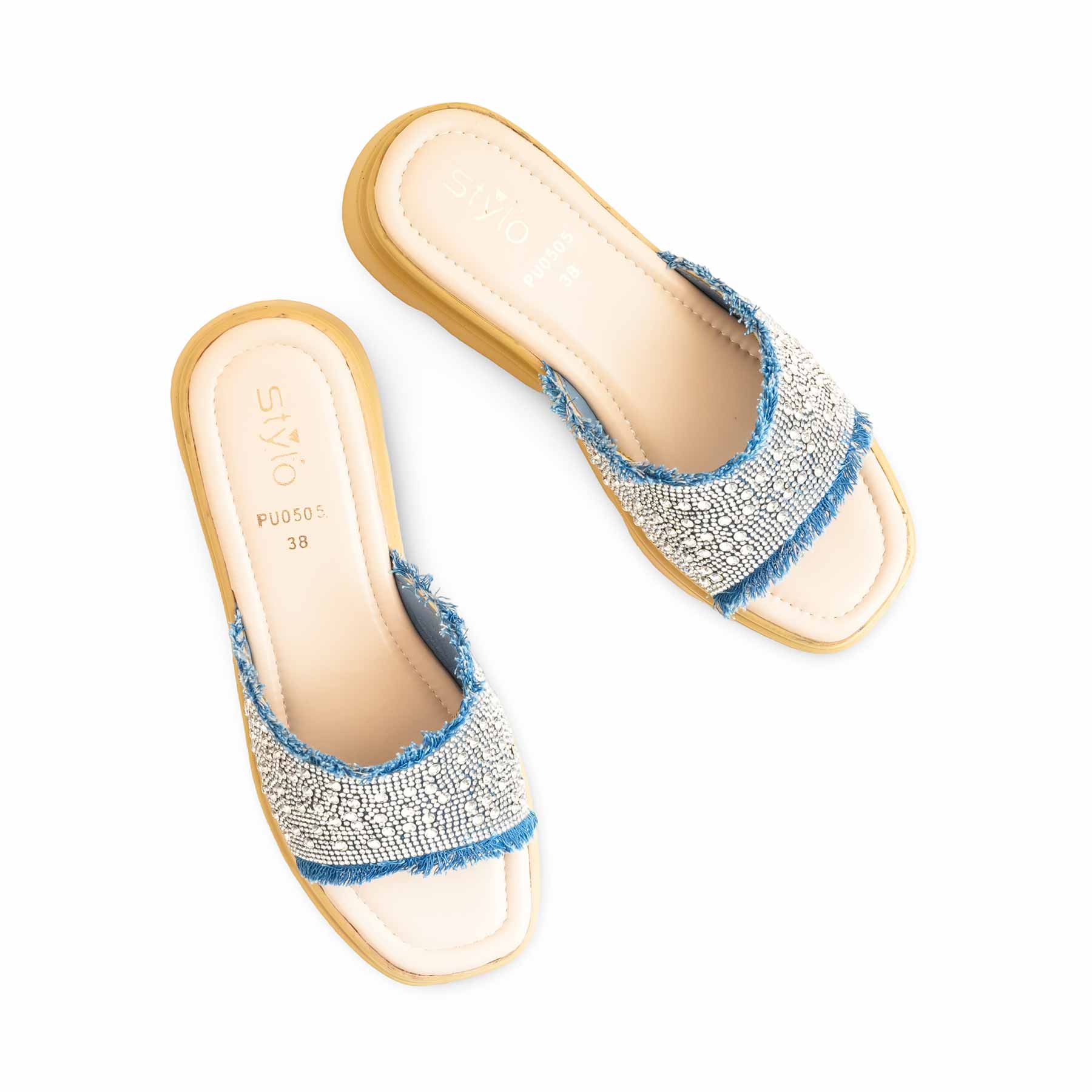 Blue Formal Slipper PU0505 - Image 5