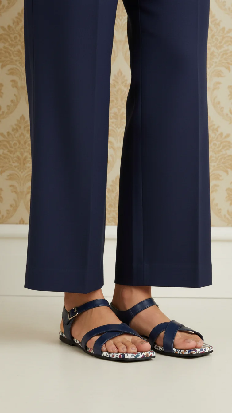Blue Formal Women Sandal FR5417