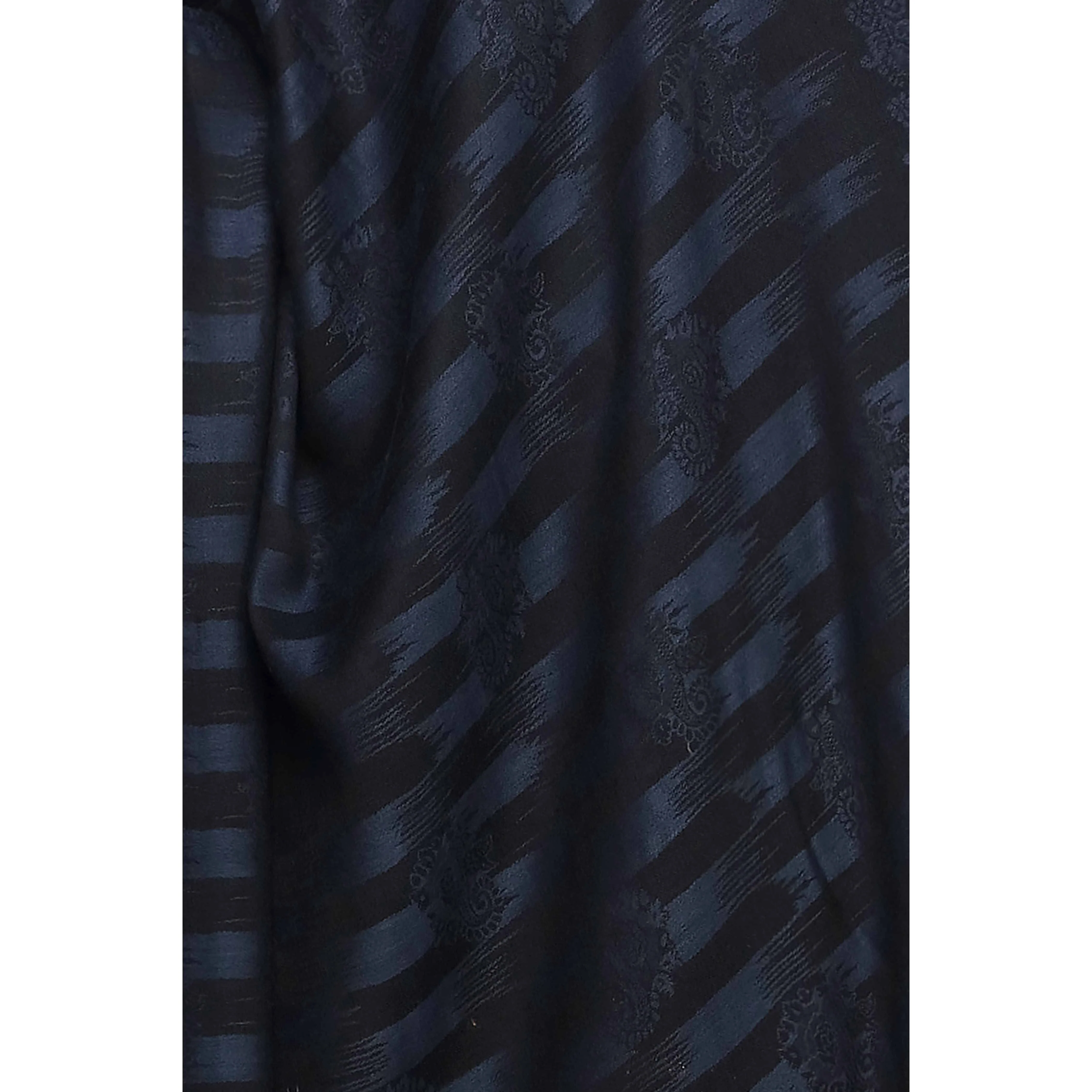 Blue Jacquard Shawl PW2715 - Image 2