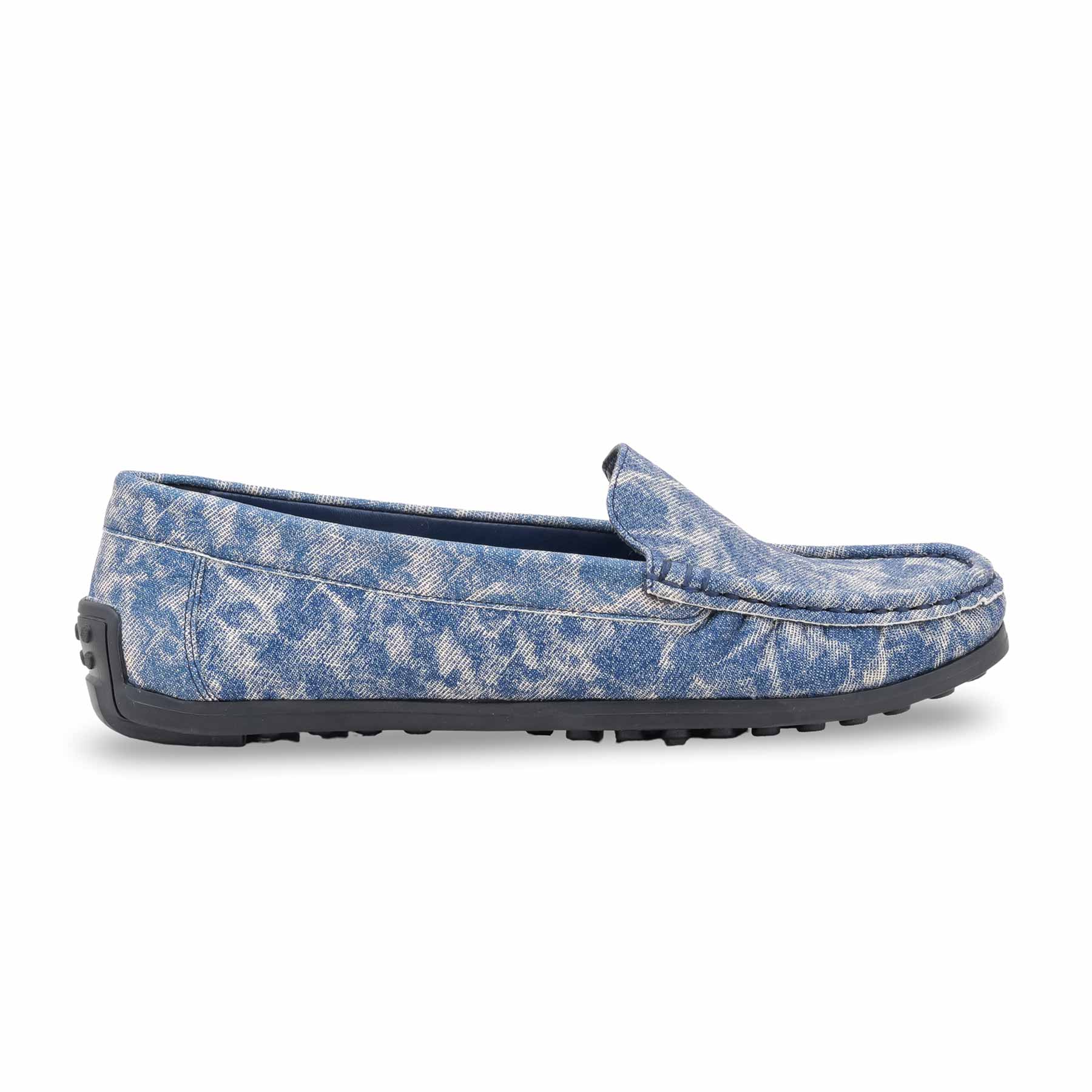 Blue Moccasin For Ladies WN4549 - Image 2