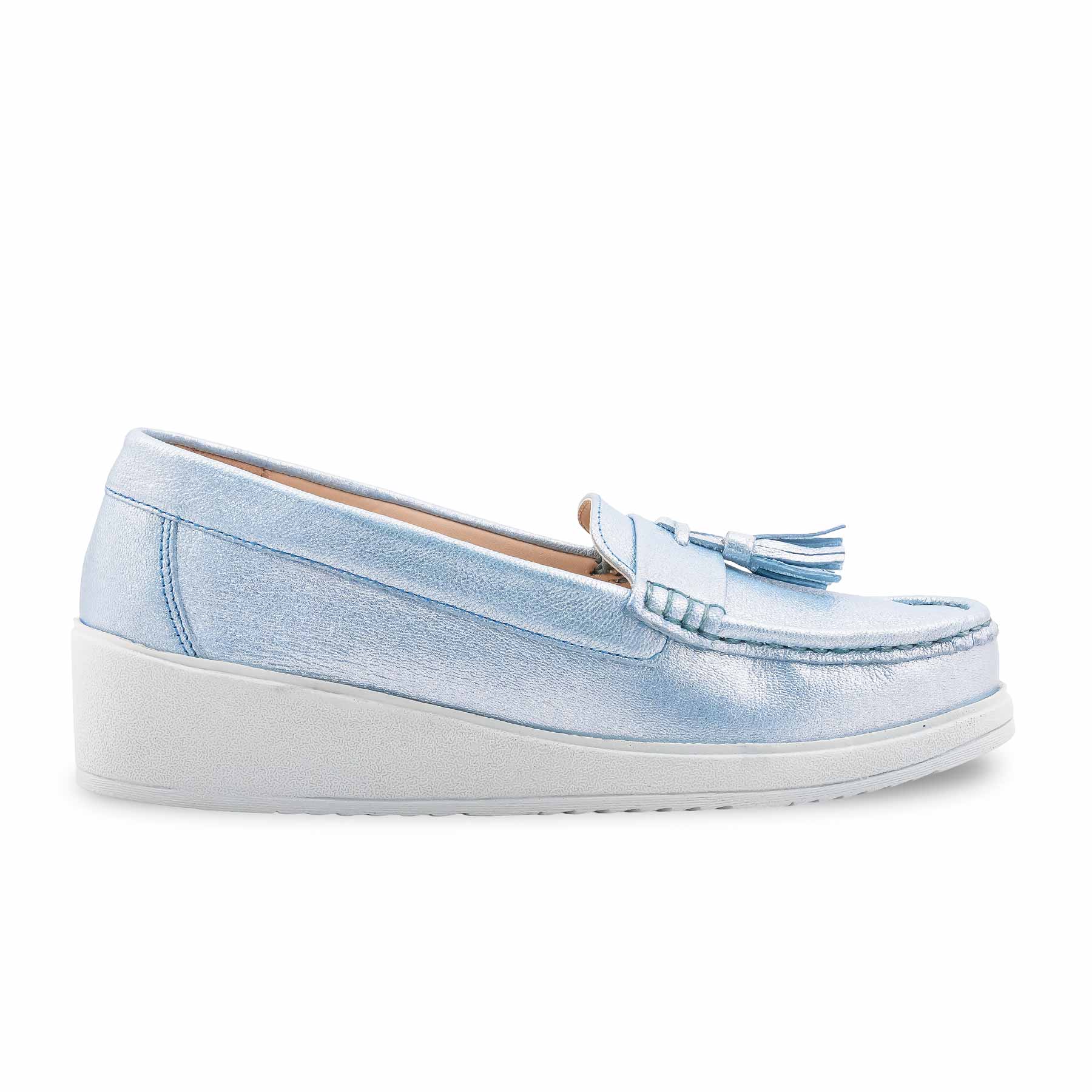 Blue Moccasin For Women WN4427 - Image 2